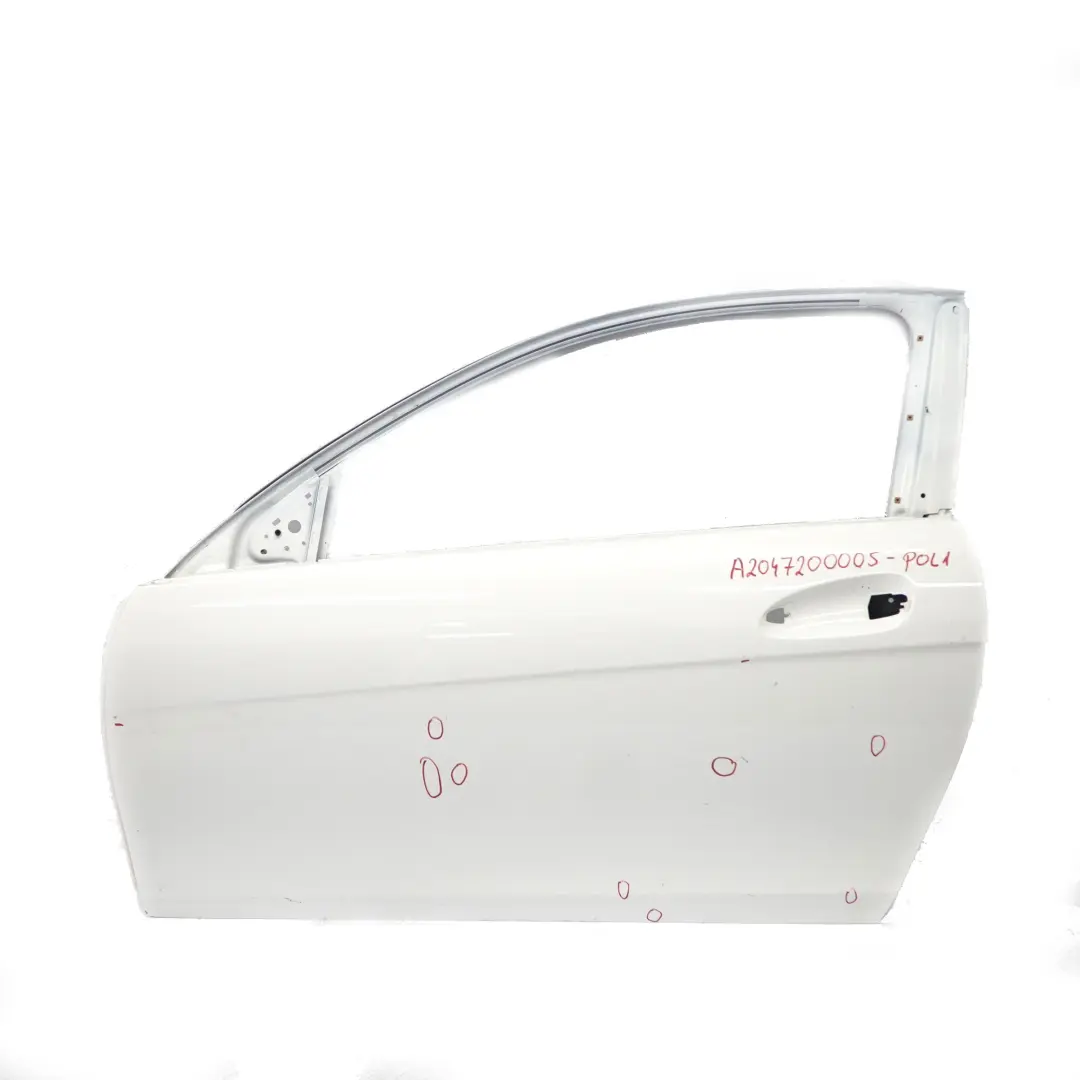 Mercedes C204 W204 Coupé Puerta Delantera Izquierda Blanco Polar - 149 - SKU A2047200005-POL1 - Número de pieza A2047200005