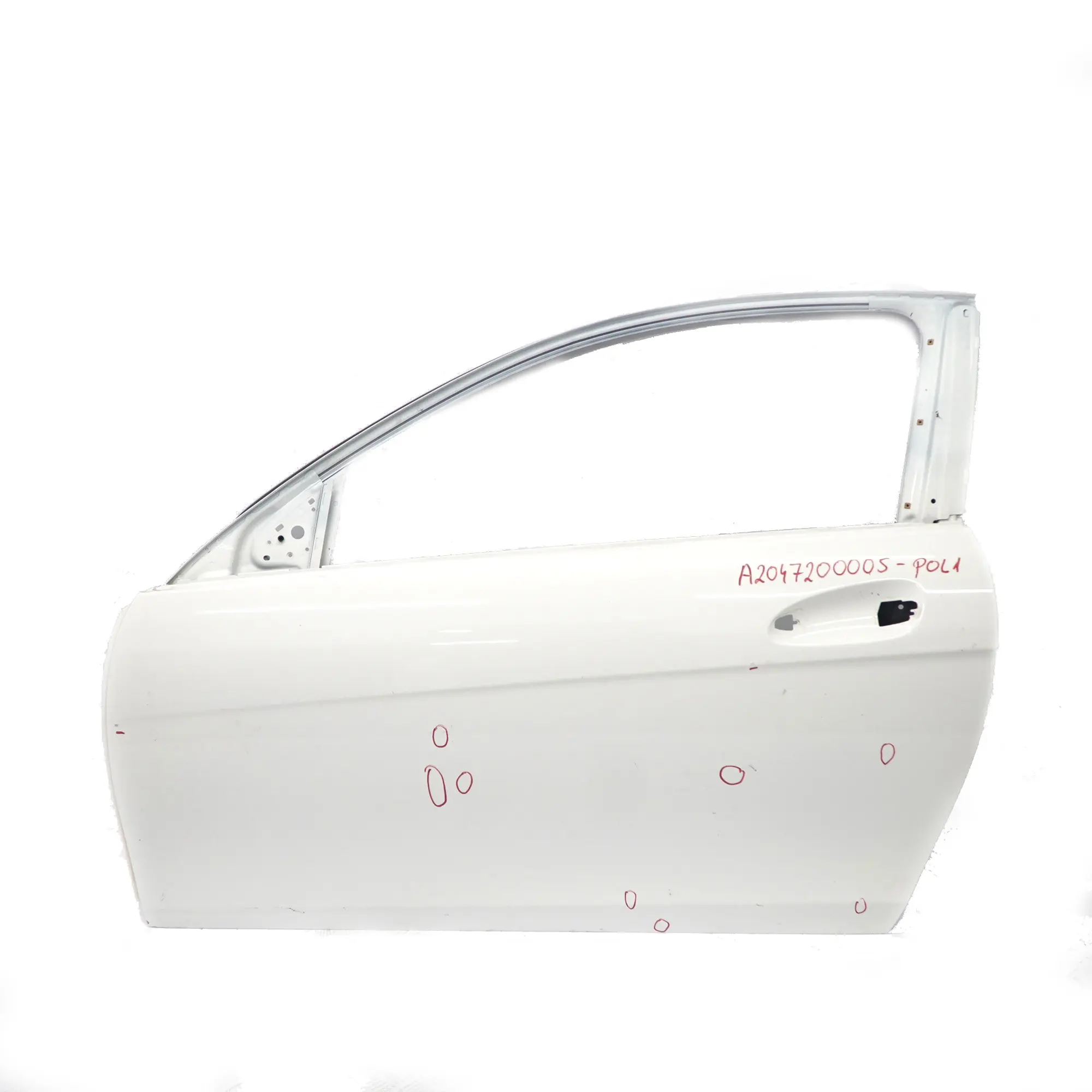 Mercedes C204 W204 Coupe Door Front Left N/S Polar White - 149