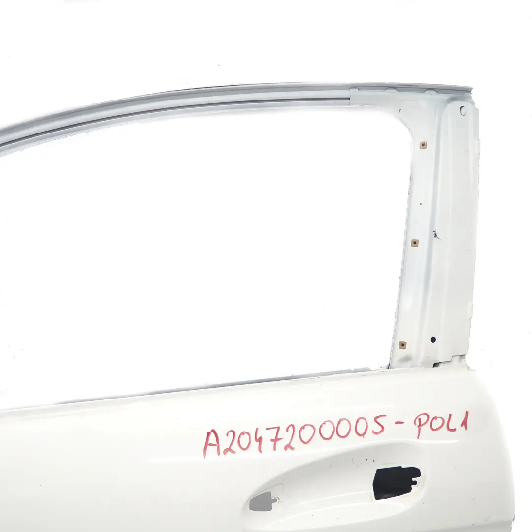 Mercedes C204 W204 Coupe Porte Avant Gauche Blanc Polaire - 149 - SKU A2047200005-POL1 - Numéro de pièce A2047200005