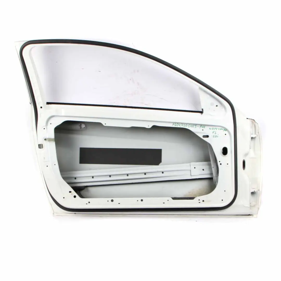 Door Front Left N/S Polar White - 149 to Mercedes C204 W204 Coupe with Part number A2047200005 Mercedes C204 W204 Coupe Door Front Left N/S Polar White - 149 - SKU A2047200005-POL - Part number A2047200005