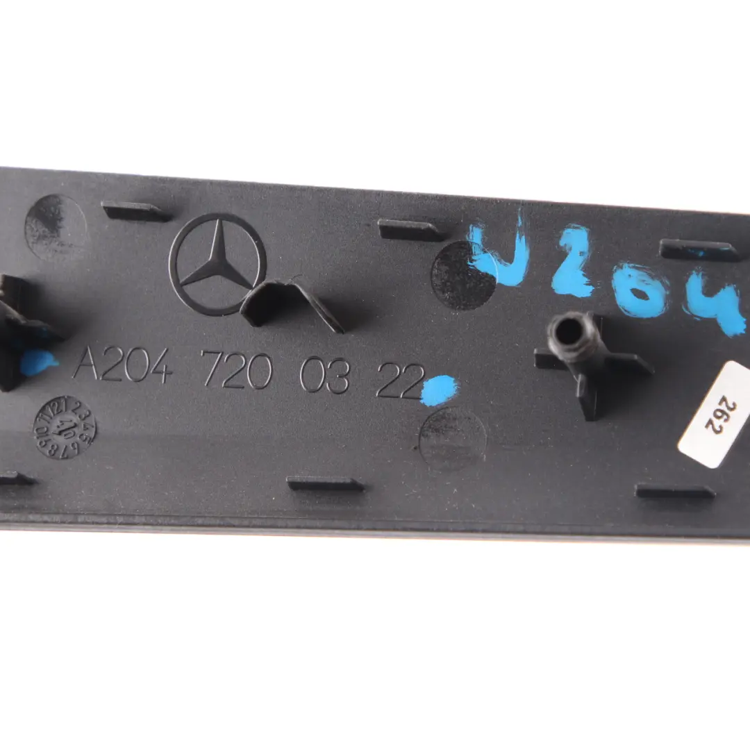 Front Door Interior Strip Aluminium Trim Left N/S Mercedes W204 - SKU A2047200322 - Part number A2047200322