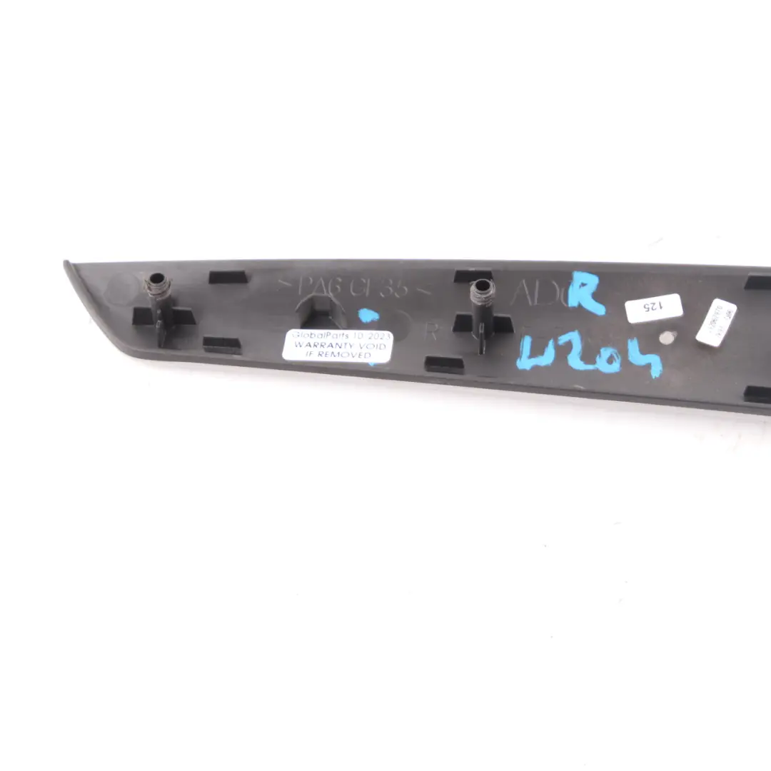 Mercedes W204 Striscia interna porta anteriore destra in alluminio - SKU A2047200422 - Numero di parte A2047200422