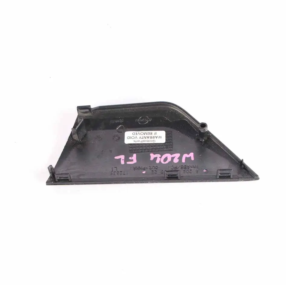 Mercedes W204 Door Trim Molding Front Left Strip Cover Black Gloss - SKU A2047200922 - Part number A2047200922