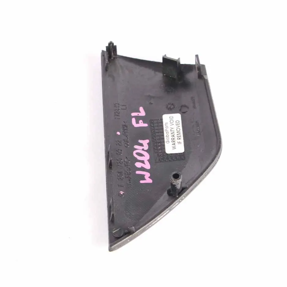 Mercedes W204 Door Trim Molding Front Left Strip Cover Black Gloss - SKU A2047200922 - Part number A2047200922