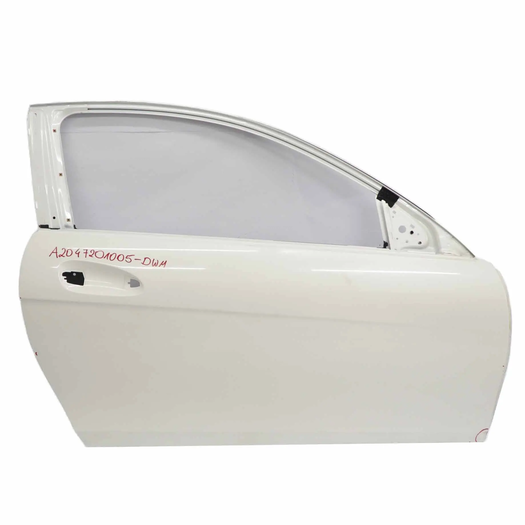 Door Front Mercedes C204 W204 Coupe Right O/S Diamond White Metallic - 799