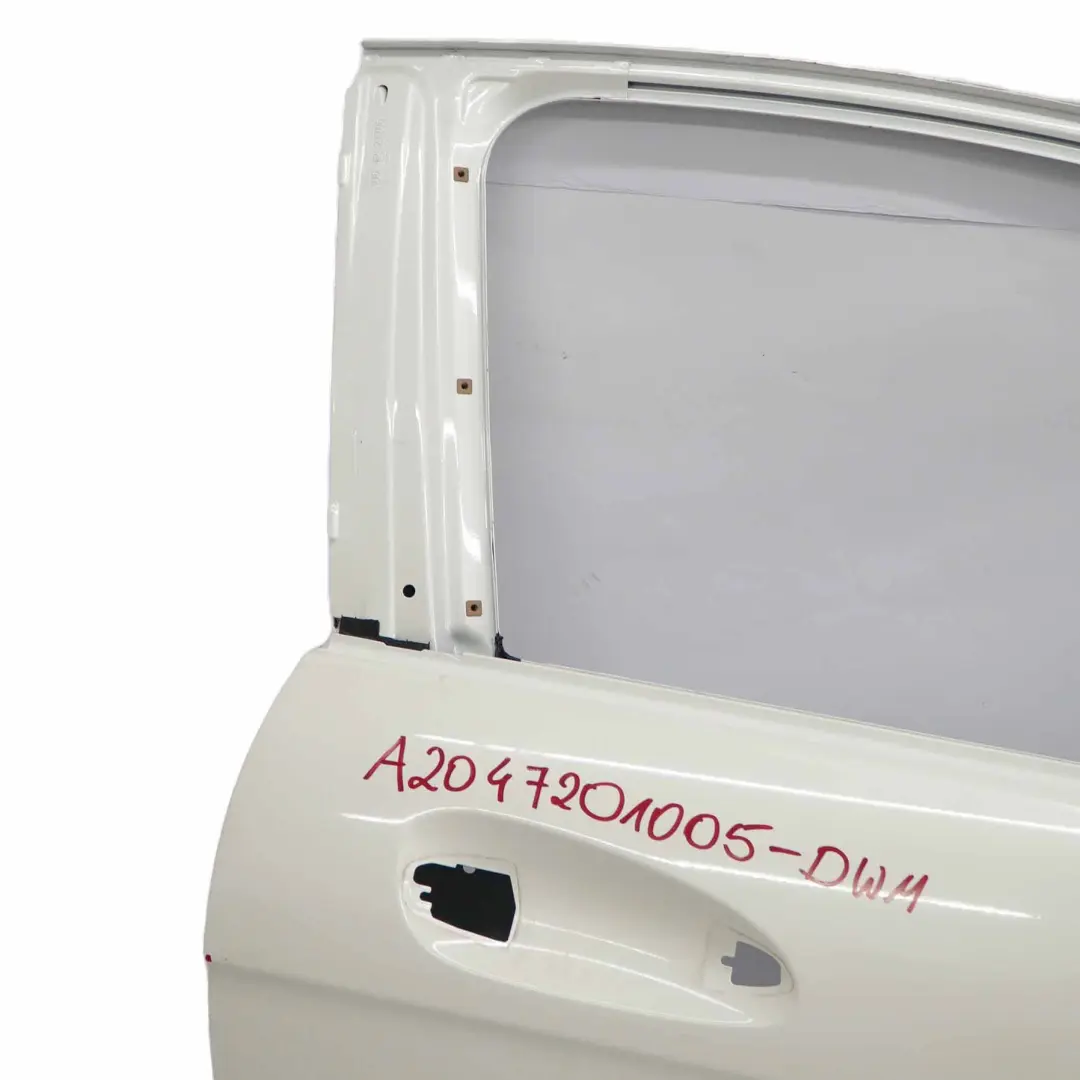  Porta anteriore Mercedes C204 W204 Coupé destra Diamond White Metallic - 799 - SKU A2047201005-DWM - Numero di parte A2047201005