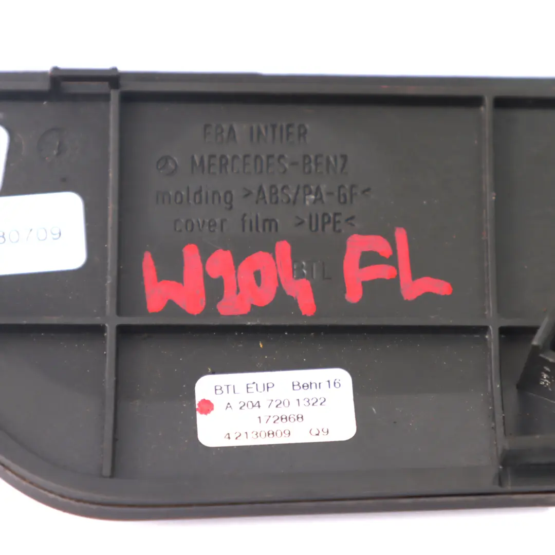 Mercedes W204 Front Door Trim Cover Left N/S Strip Eucalyptus Wood - SKU A2047201322 - Part number A2047201322