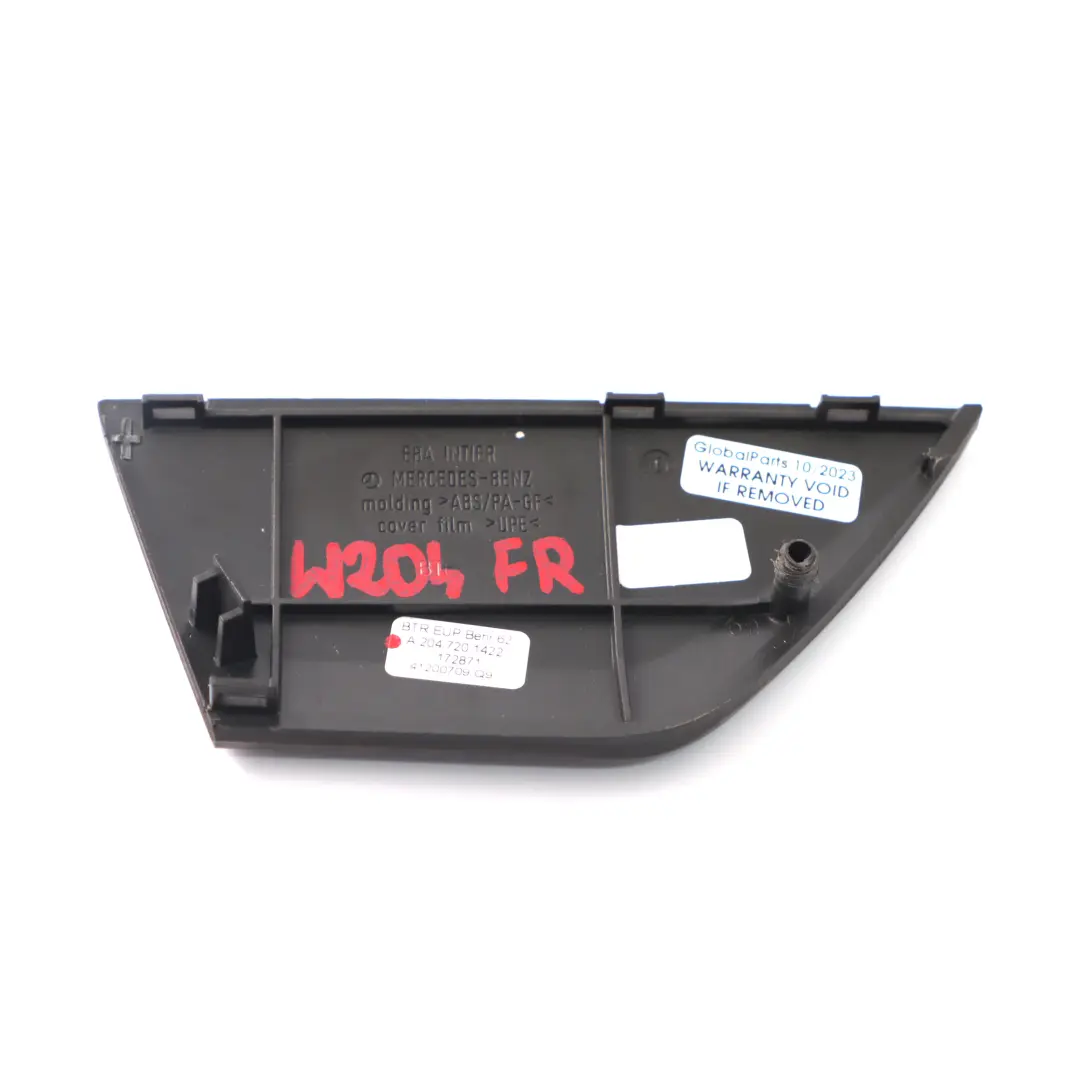 Mercedes W204 Front Door Trim Cover Right O/S Strip Eucalyptus Wood - SKU A2047201422 - Part number A2047201422