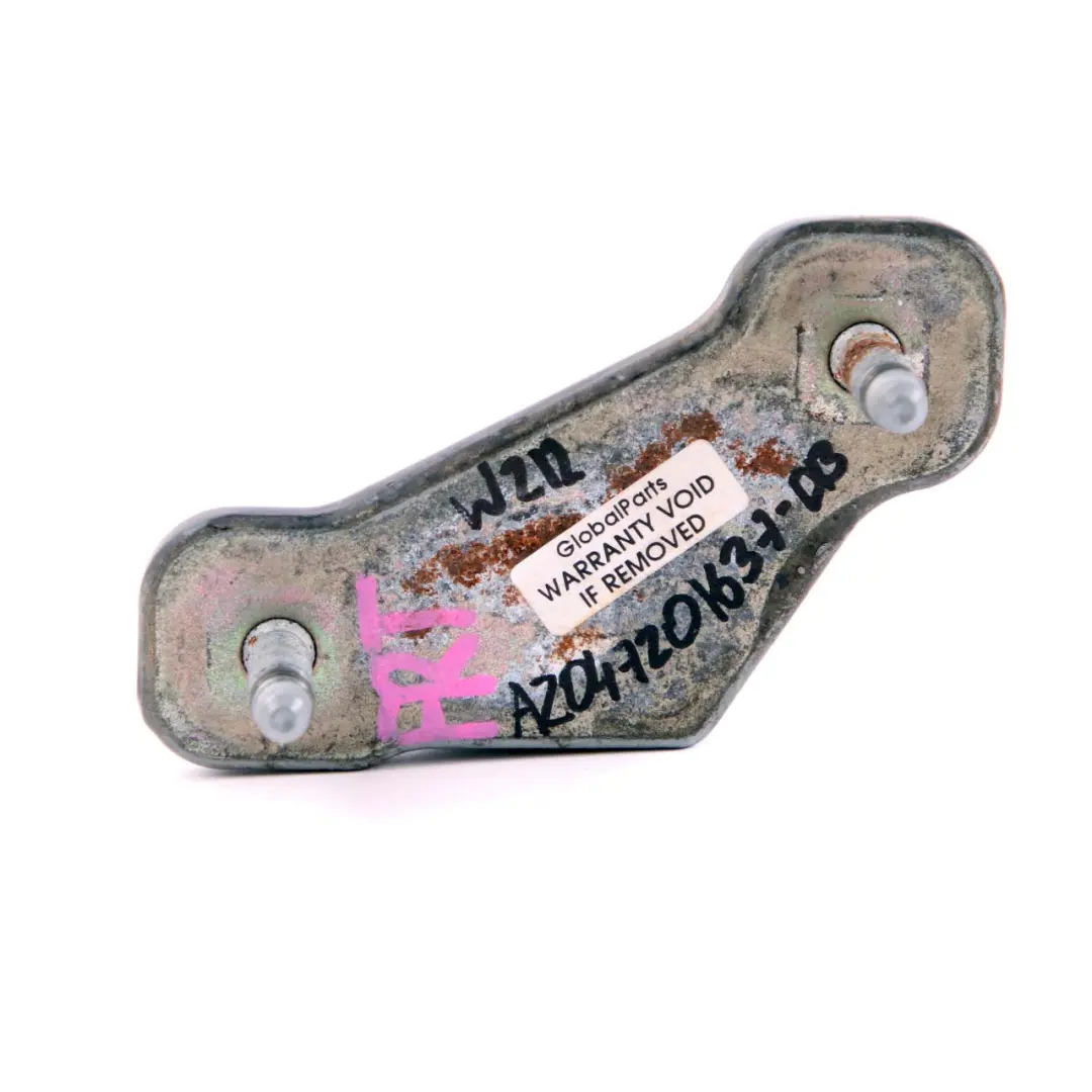 Mercedes W212 Door Hinge Front Right O/S Upper Top Obsidian Black 197 - SKU A2047201637-OB - Part number A2047201637