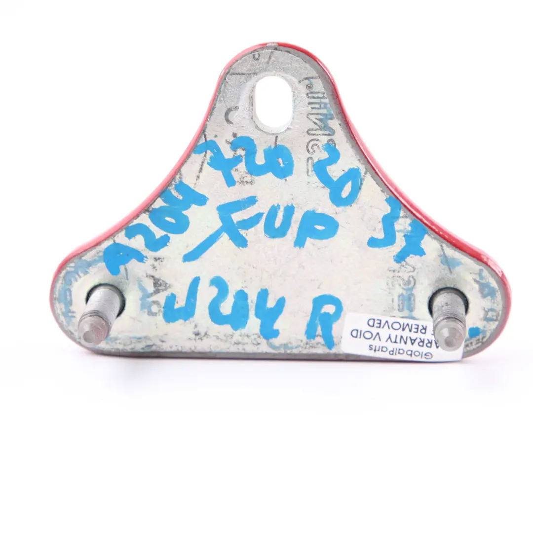 Door Hinge Front Right O/S Top Hinge Fire Opal Red - 590 to Mercedes W204 Coupe with Part number A2047202037 Mercedes W204 Coupe Door Hinge Front Right O/S Top Hinge Fire Opal Red - 590 - SKU A2047202037-FUP - Part number A2047202037