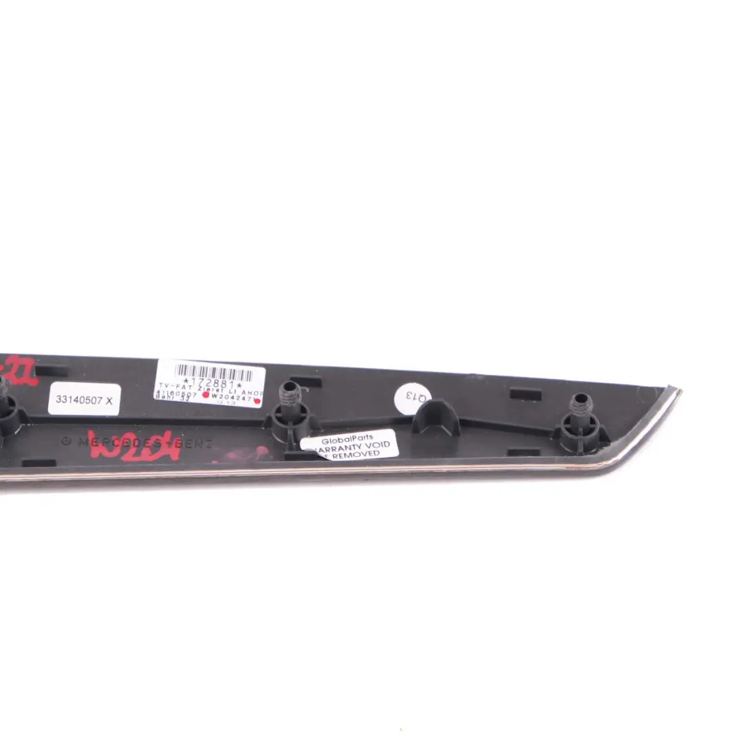 Mercedes W204 Door Strip Trim Cover Moulding Front Left N/S Wood - SKU A2047202722 - Part number A2047202722