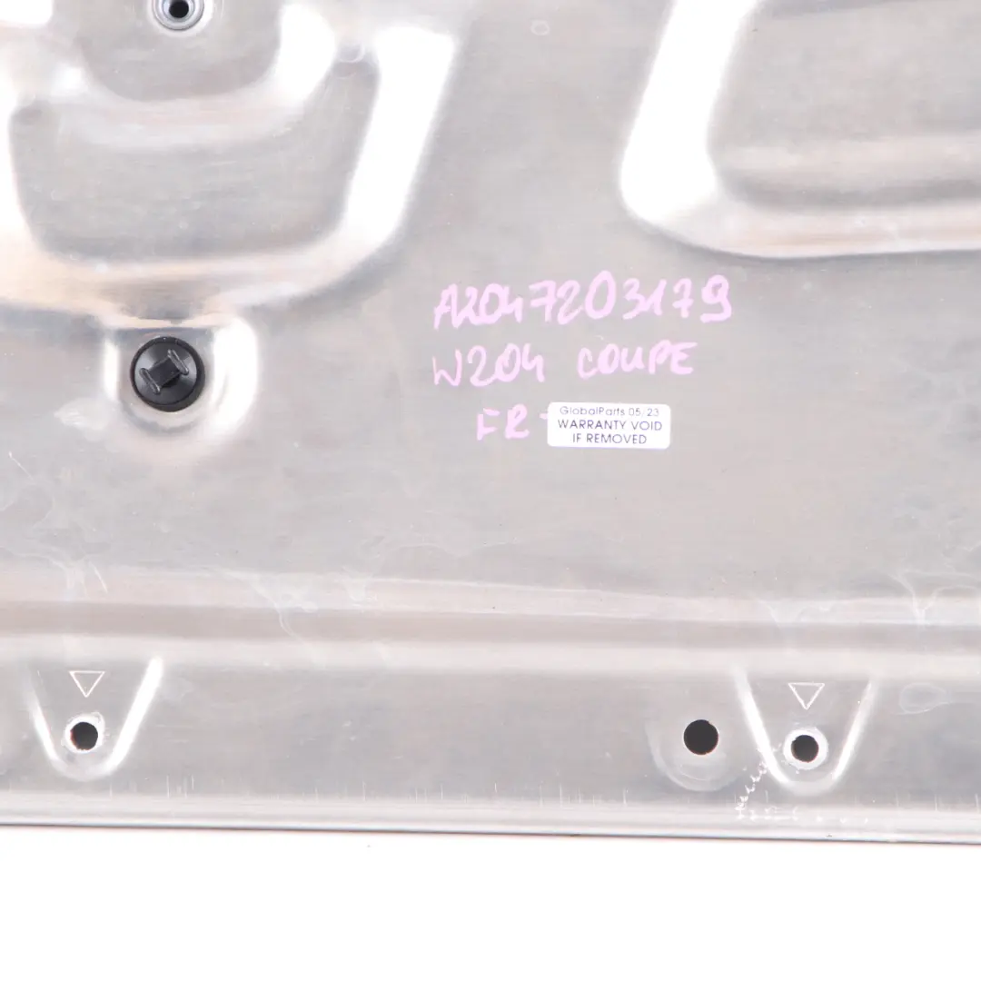 Window Lifter Mount Mercedes C204 Coupe Front Right O/S Window Regulator Panel to with Part number A2047203179 Window Lifter Mount Mercedes C204 Coupe Front Right O/S Window Regulator Panel - SKU A2047203179 - Part number A2047203179