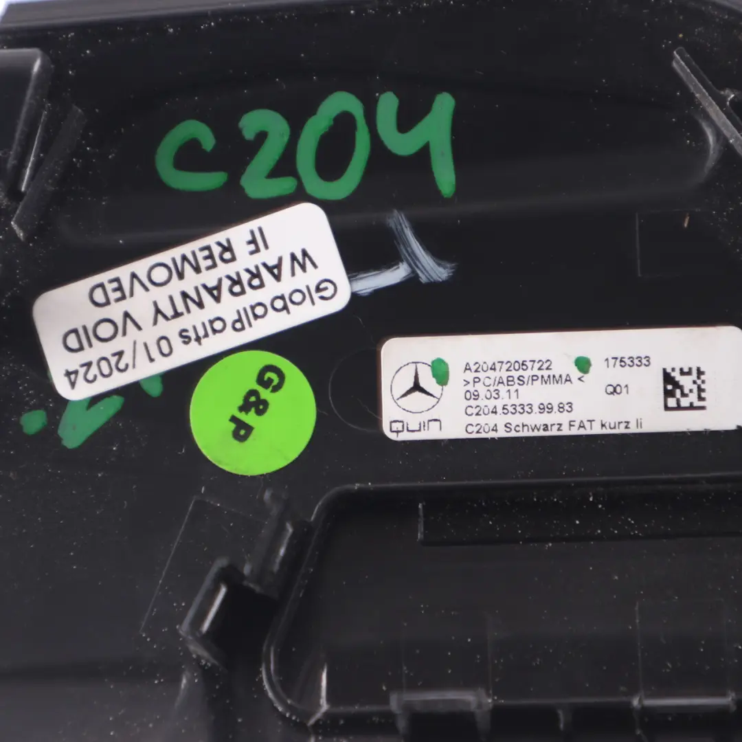 Door Strip Front Left N/S Trim Interior Panel Black to Mercedes W204 with Part number A2047205722 Mercedes W204 Door Strip Front Left N/S Trim Interior Panel Black - SKU A2047205722 - Part number A2047205722