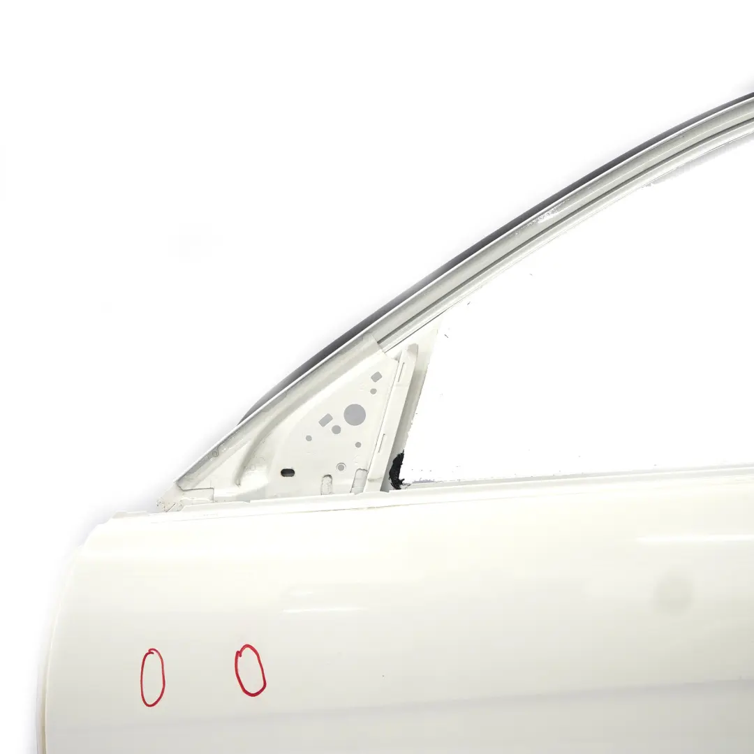 Mercedes W204 Door Front Left N/S Door Panel Calcite White - 650 - SKU A2047205900-CW - Part number A2047205900