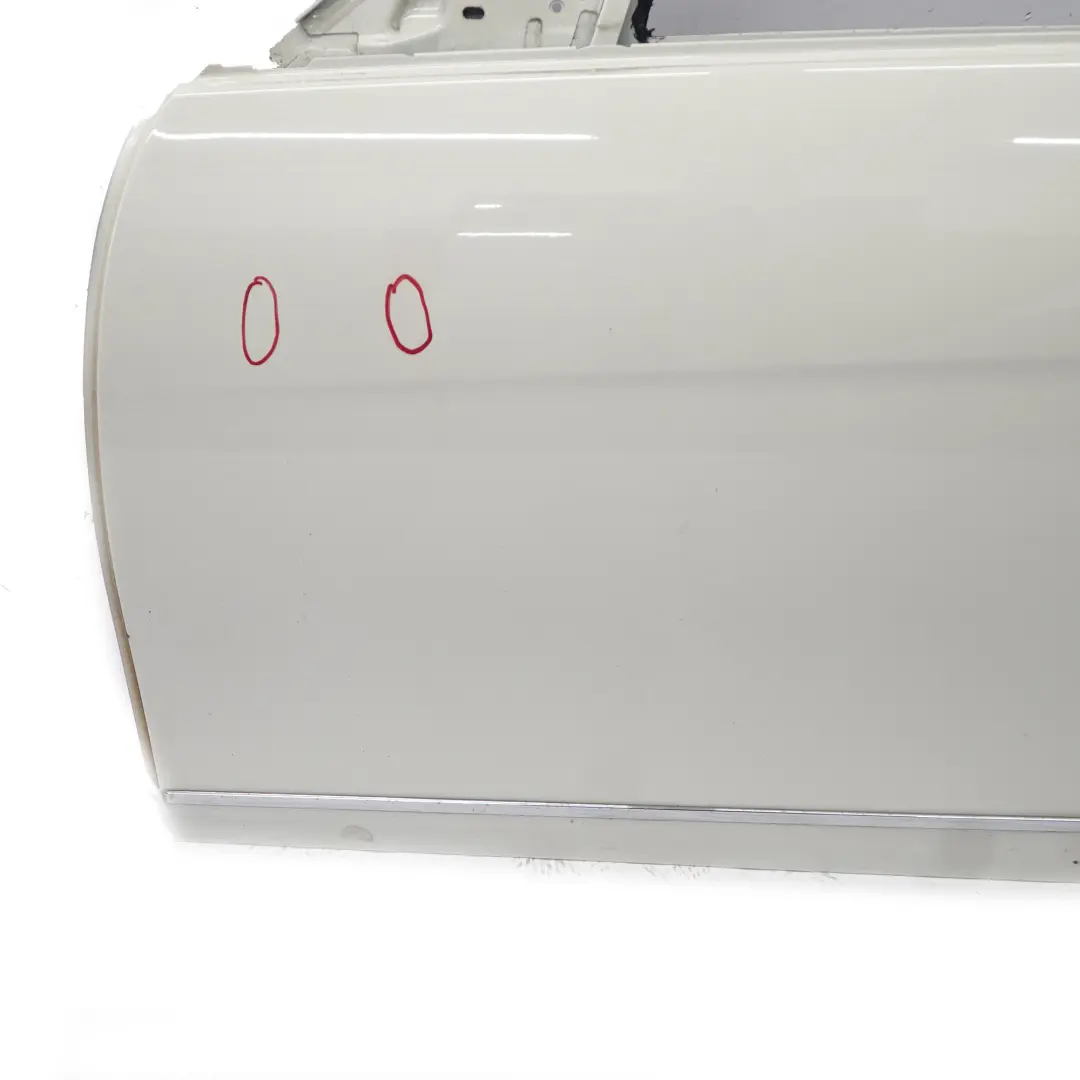 Mercedes W204 Door Front Left N/S Door Panel Calcite White - 650 - SKU A2047205900-CW - Part number A2047205900
