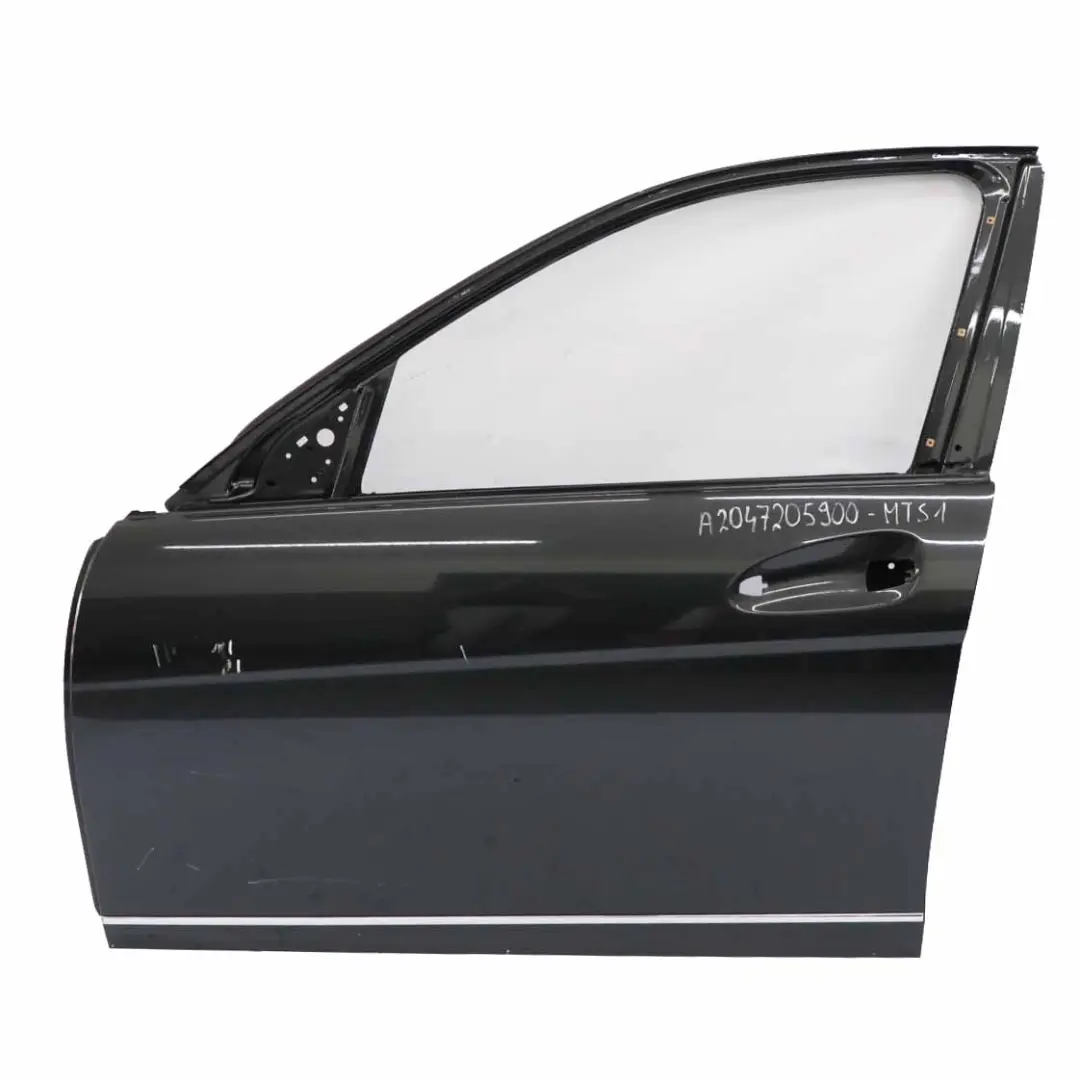 Door Front Left N/S Covering Magnetite Black Metallic - 183 to Mercedes W204 with Part number A2047205900 Mercedes W204 Door Front Left N/S Covering Magnetite Black Metallic - 183 - SKU A2047205900-MTS1 - Part number A2047205900