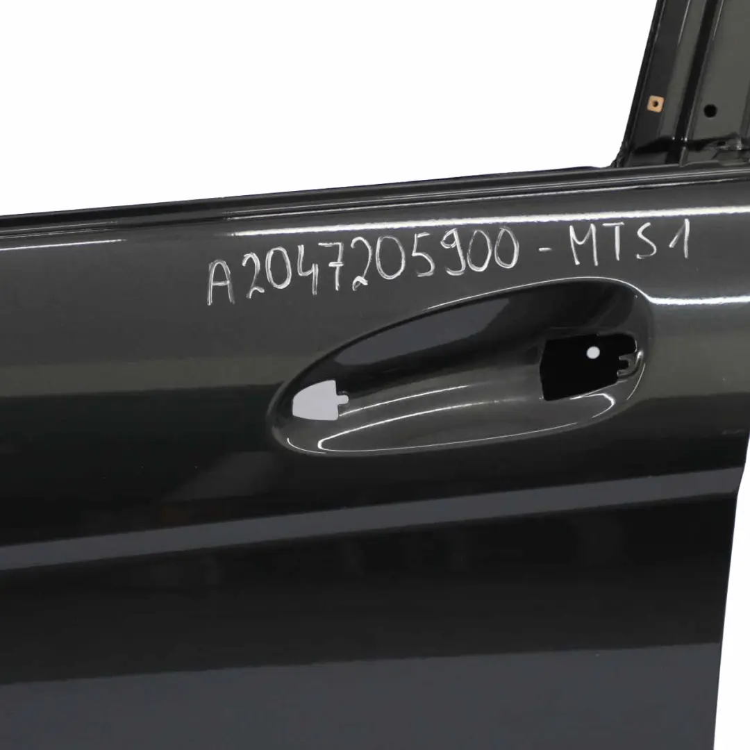 Mercedes W204 Puerta Delantera Izquierda Revestimiento Negro Magnetita - 183 - SKU A2047205900-MTS1 - Número de pieza A2047205900