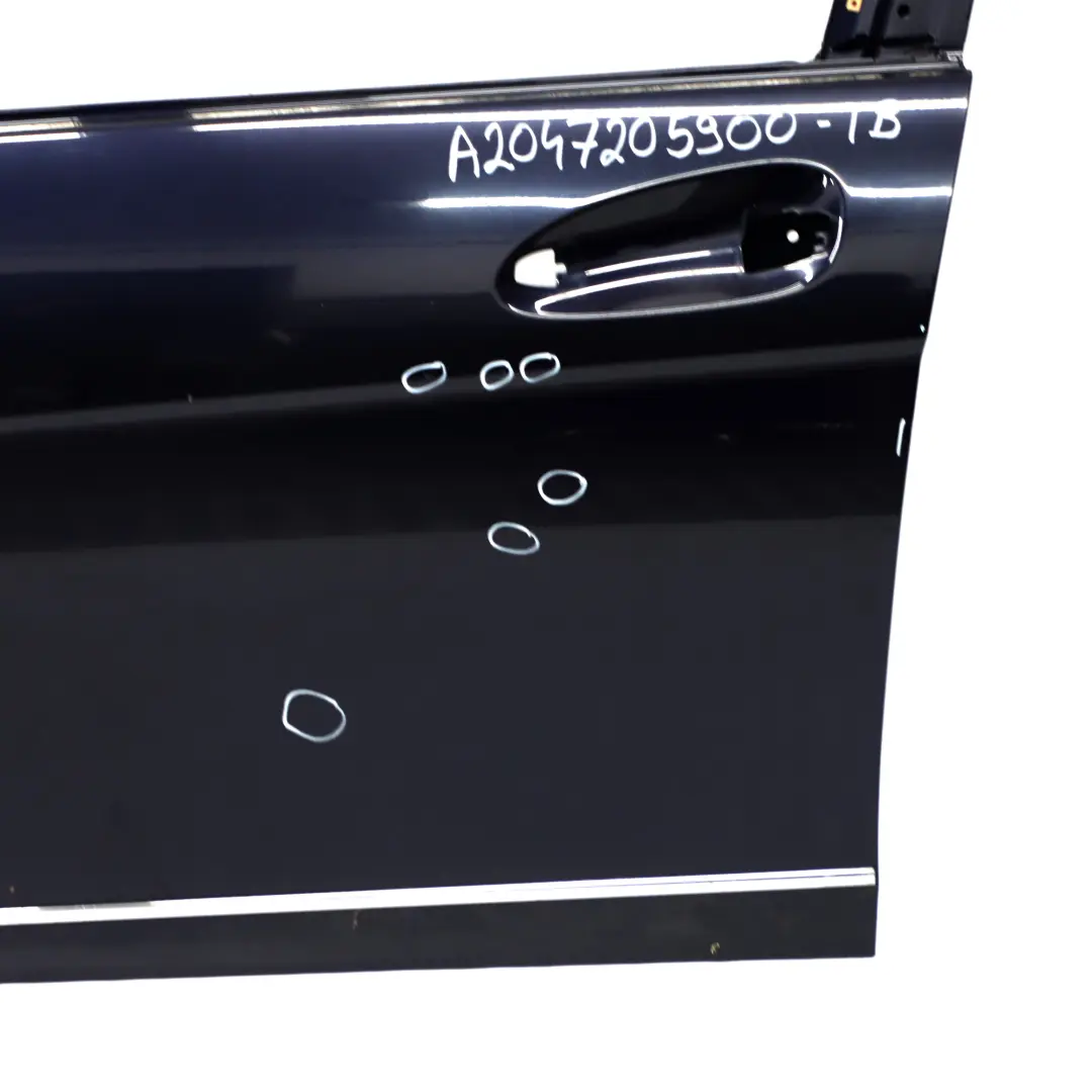 Mercedes W204 Door Front Left N/S Tanzanite Blue Metallic - 359 - SKU A2047205900-TB - Part number A2047205900