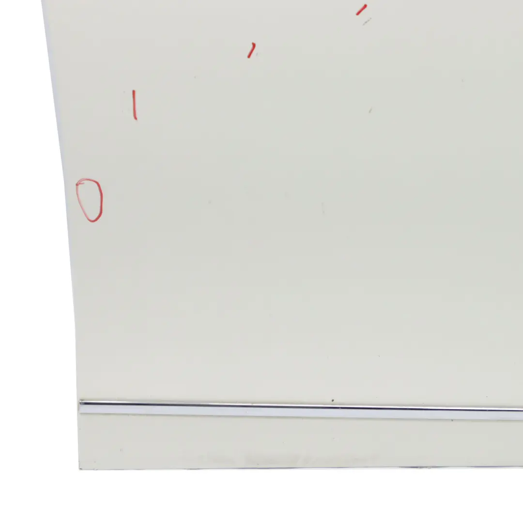 Mercedes W204 Door Front Right O/S Covering Calcite White - 650 - SKU A2047206000-CW - Part number A2047206000