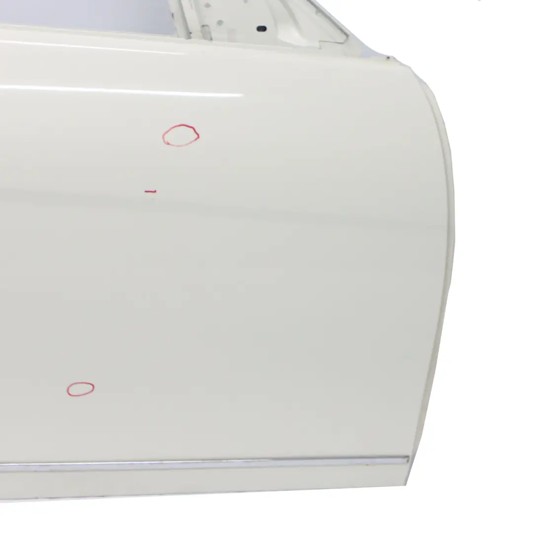 Mercedes W204 Door Front Right O/S Covering Calcite White - 650 - SKU A2047206000-CW - Part number A2047206000