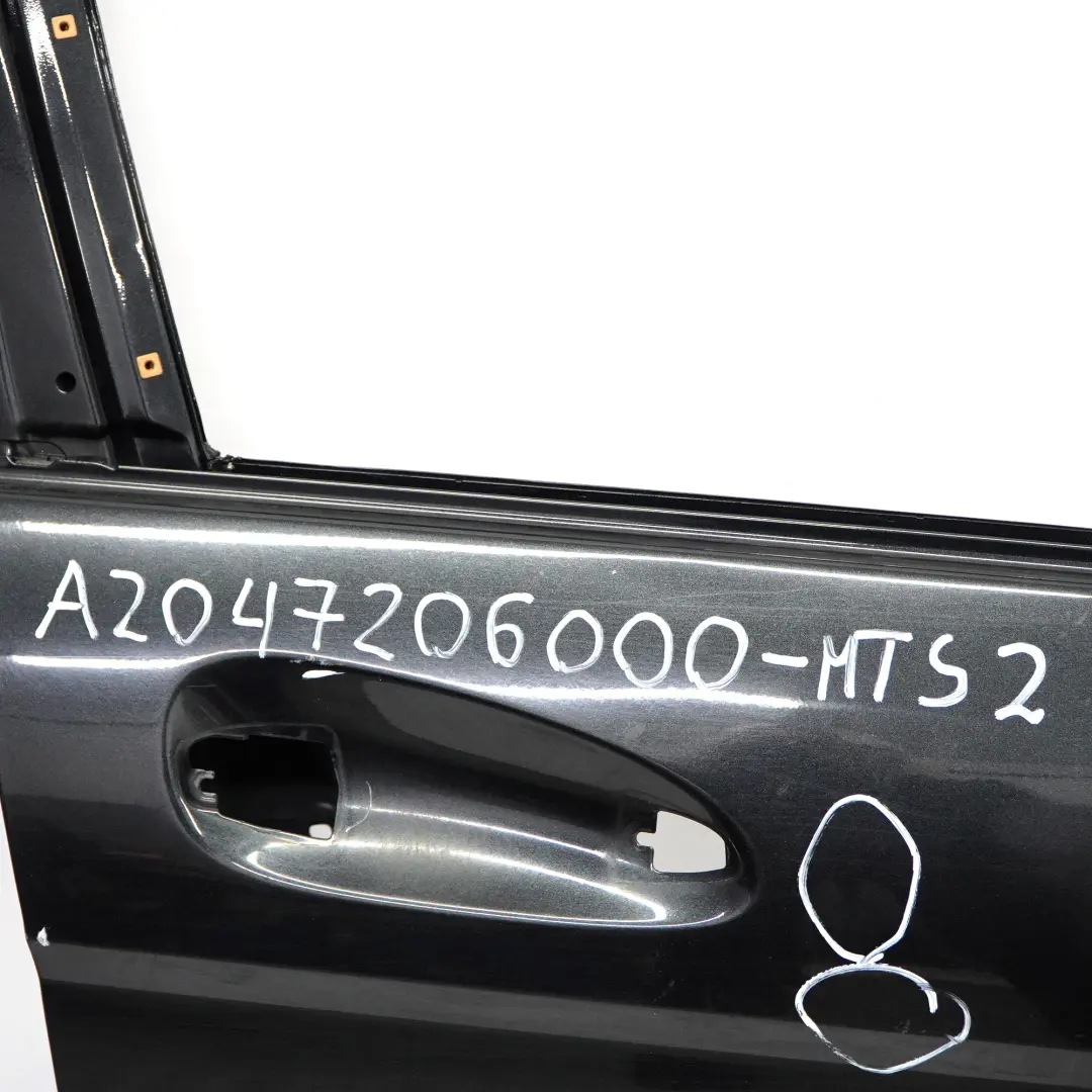 Door Front Right O/S Covering Magnetite Black Metallic - 183 to Mercedes W204 with Part number A2047206000 Mercedes W204 Door Front Right O/S Covering Magnetite Black Metallic - 183 - SKU A2047206000-MTS2 - Part number A2047206000