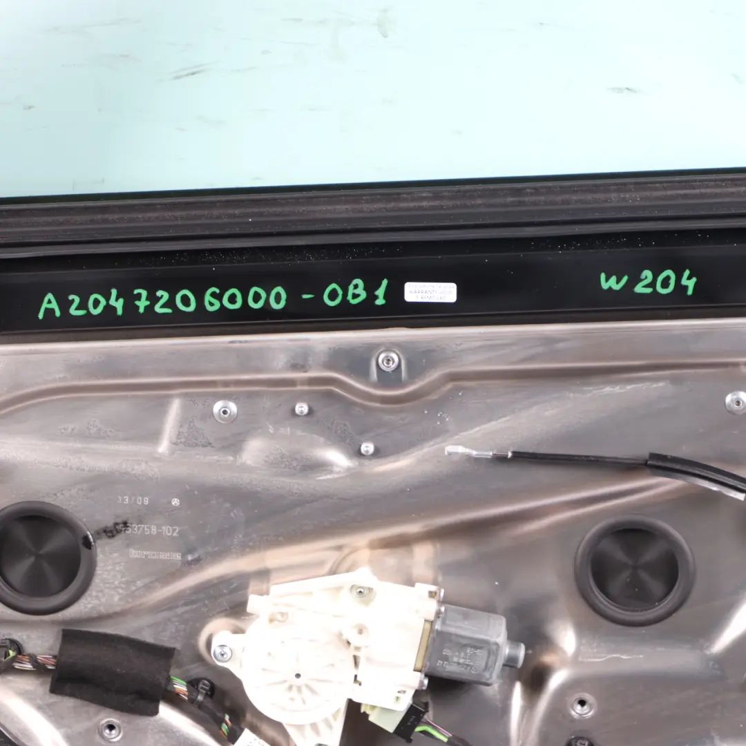 Door Front Right O/S Covering Obsidian Black Metallic - 197 to Mercedes W204 with Part number A2047206000 Mercedes W204 Door Front Right O/S Covering Obsidian Black Metallic - 197 - SKU A2047206000-OB1 - Part number A2047206000