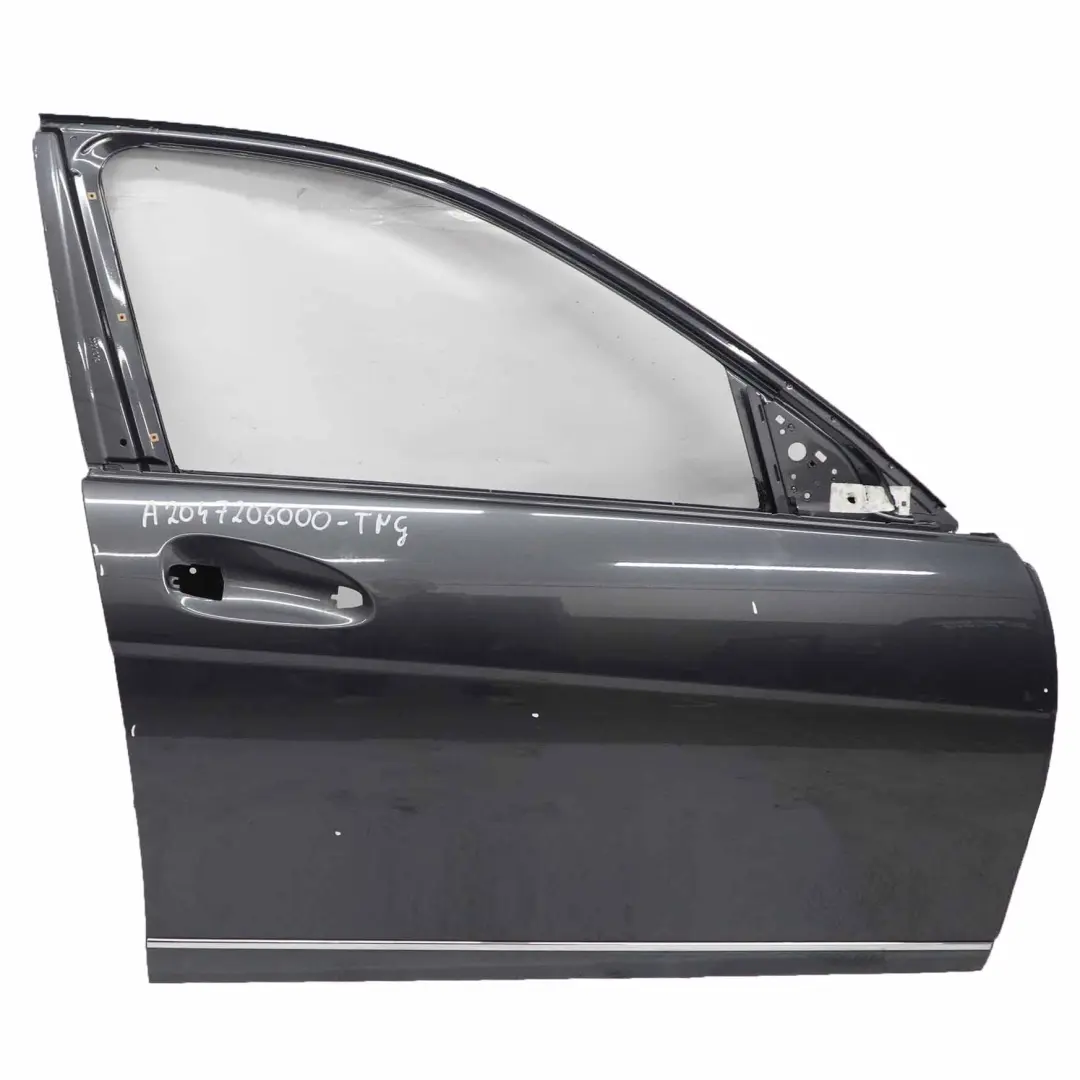 Mercedes W204 Door Front Right O/S Covering Tenorite Grey Metallic - 755 - SKU A2047206000-TNG - Part number A2047206000