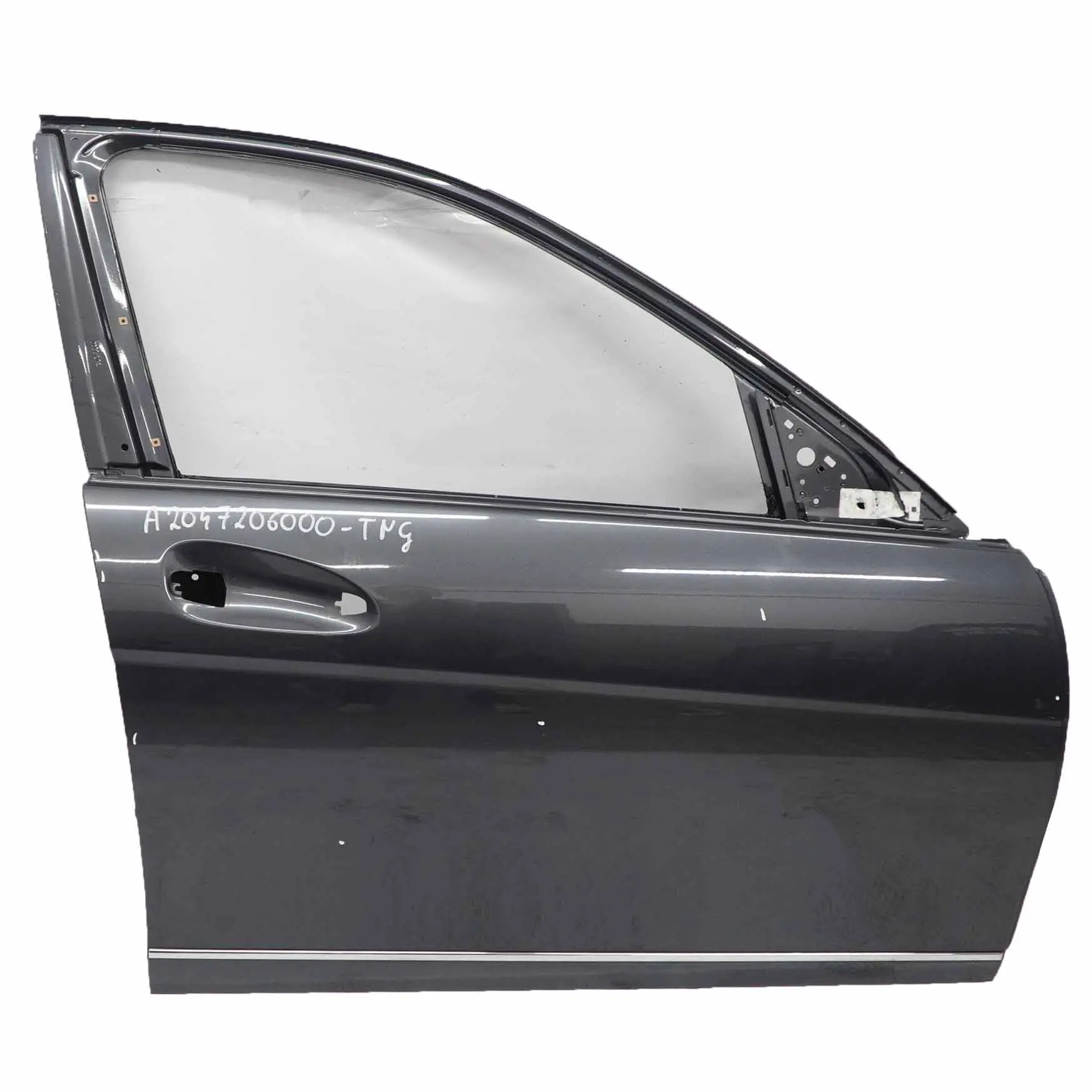 Mercedes W204 Door Front Right O/S Covering Tenorite Grey Metallic - 755