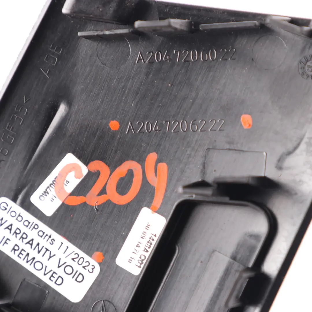 Door Card Trim Front Right O/S Cover Panel Alu to Mercedes C204 Coupe with Part number A2047206222 Mercedes C204 Coupe Door Card Trim Front Right O/S Cover Panel Alu - SKU A2047206222 - Part number A2047206222