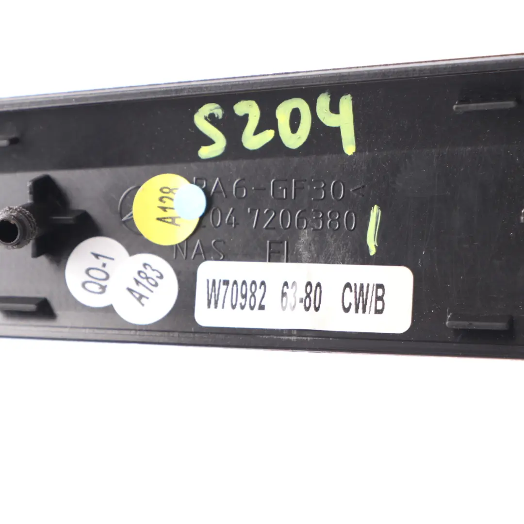 Mercedes W204 Listwa Osłona Panel Drzwi Lewy Przód Aluminium - SKU A2047206380 - Numer Części A2047206380
