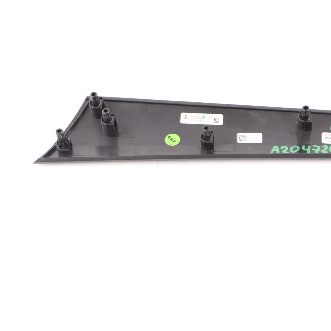 Mercedes C204 Door Card Panel Left N/S Decor Trim Black High Gloss - SKU A2047207922 - Part number A2047207922