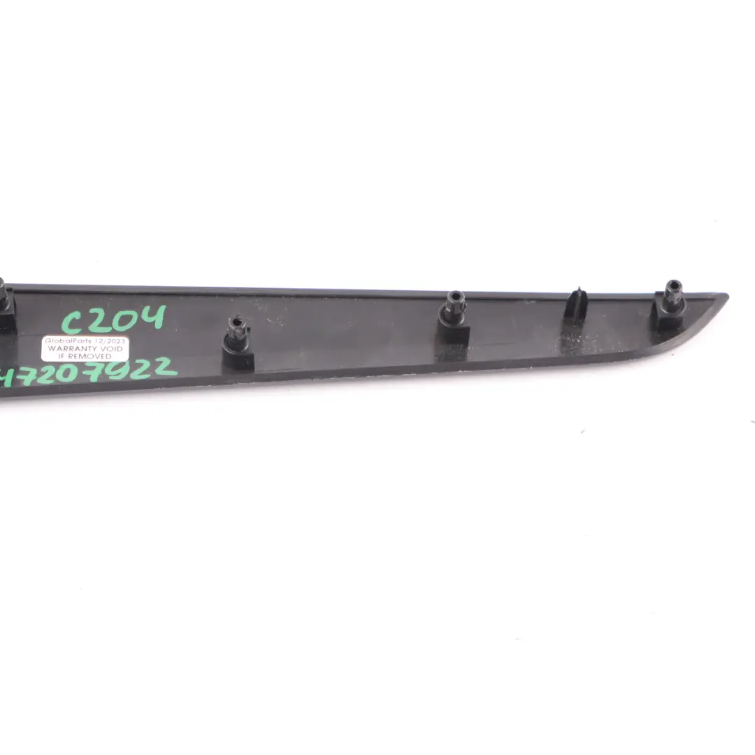 Mercedes C204 Door Card Panel Left N/S Decor Trim Black High Gloss - SKU A2047207922 - Part number A2047207922