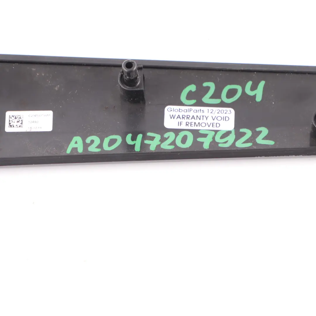 Mercedes C204 Door Card Panel Left N/S Decor Trim Black High Gloss - SKU A2047207922 - Part number A2047207922
