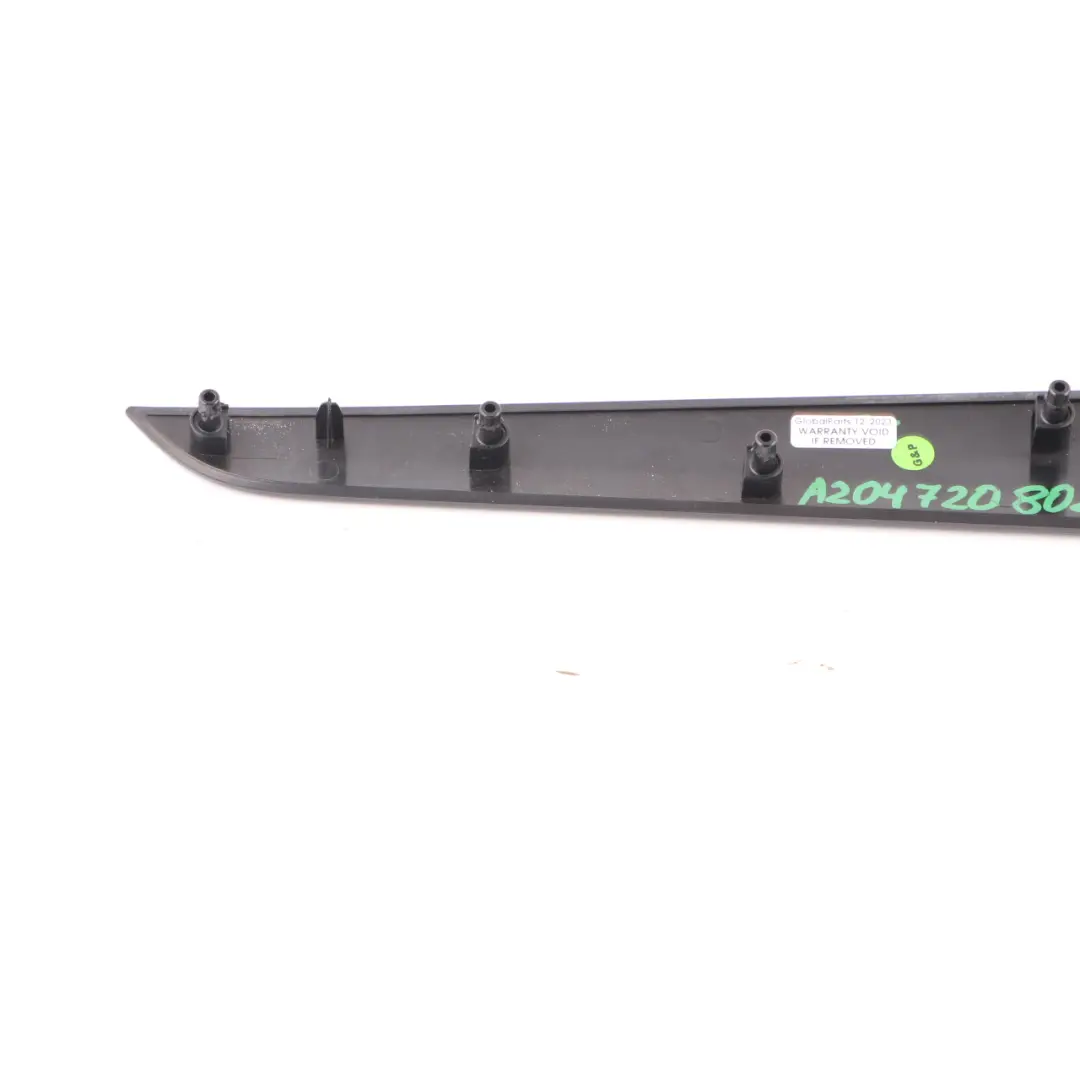 Mercedes C204 Door Card Panel Right O/S Decor Trim Black High Gloss - SKU A2047208022 - Part number A2047208022