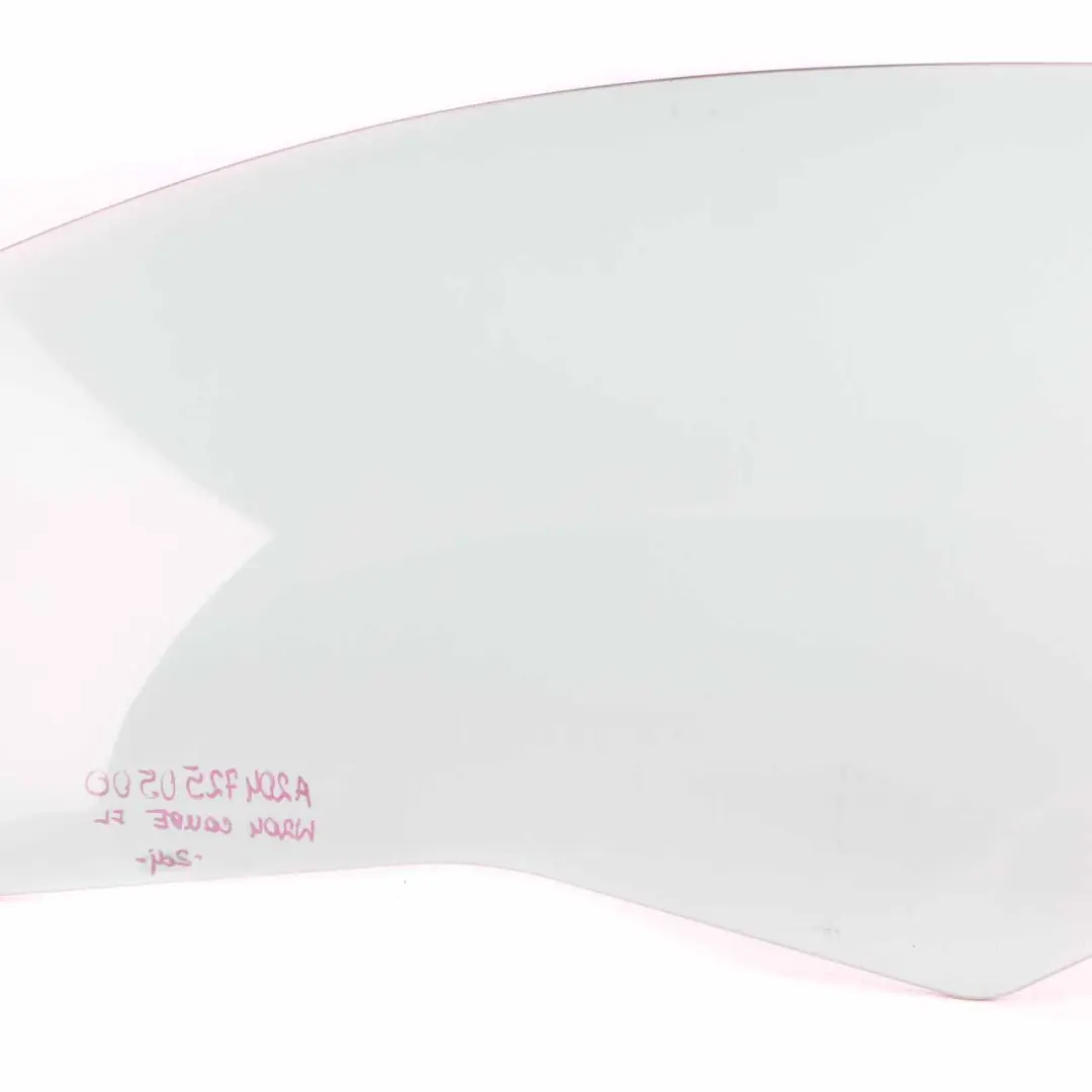 Mercedes W204 C204 Coupe Window Glass Front Door Left Green AS2 - SKU A2047250500 - Part number A2047250500