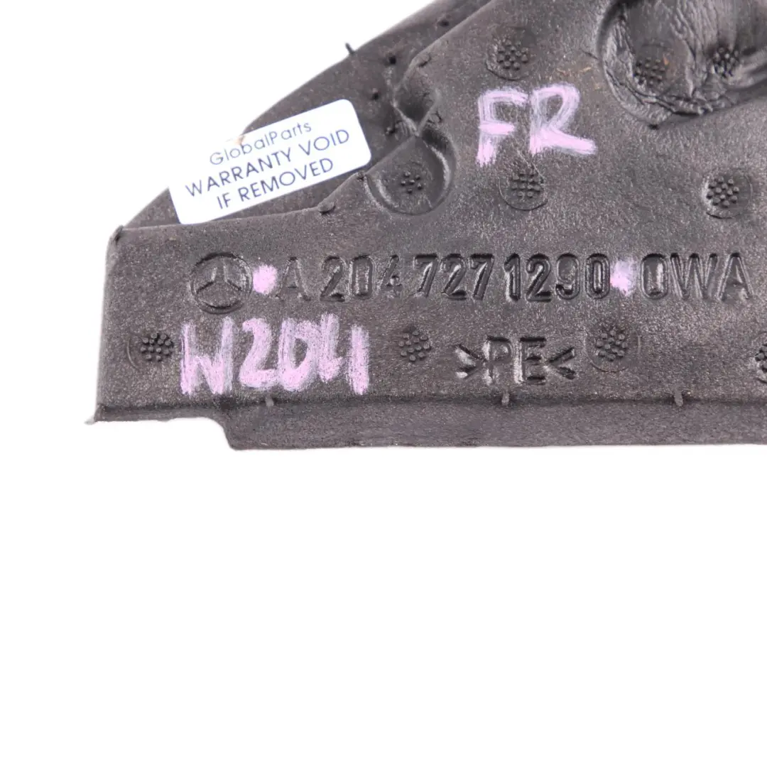 Mercedes W204 Puerta Altavoz Junta Espuma Delanter Derecho Triángulo - SKU A2047271290 - Número de pieza A2047271290