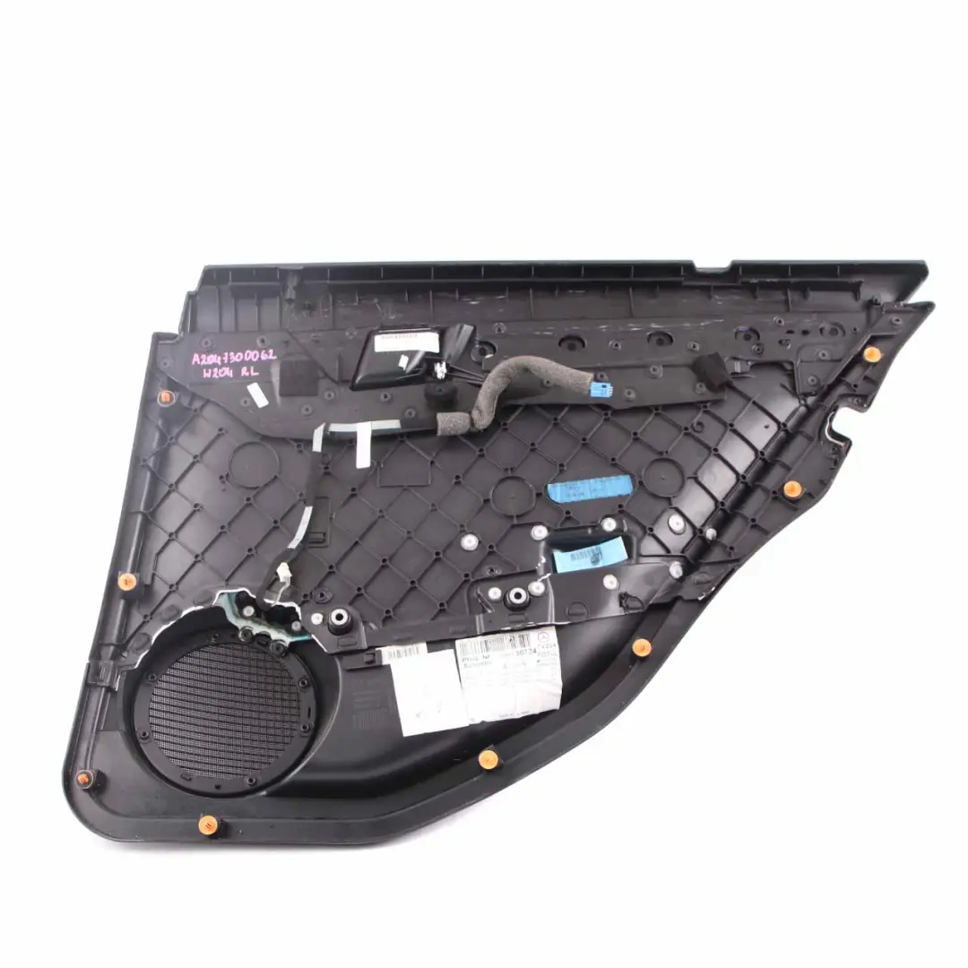 Mercedes W204 Carte Porte Arrière Gauche Panneau d'Habillage Tissu - SKU A2047300062 - Numéro de pièce A2047300062