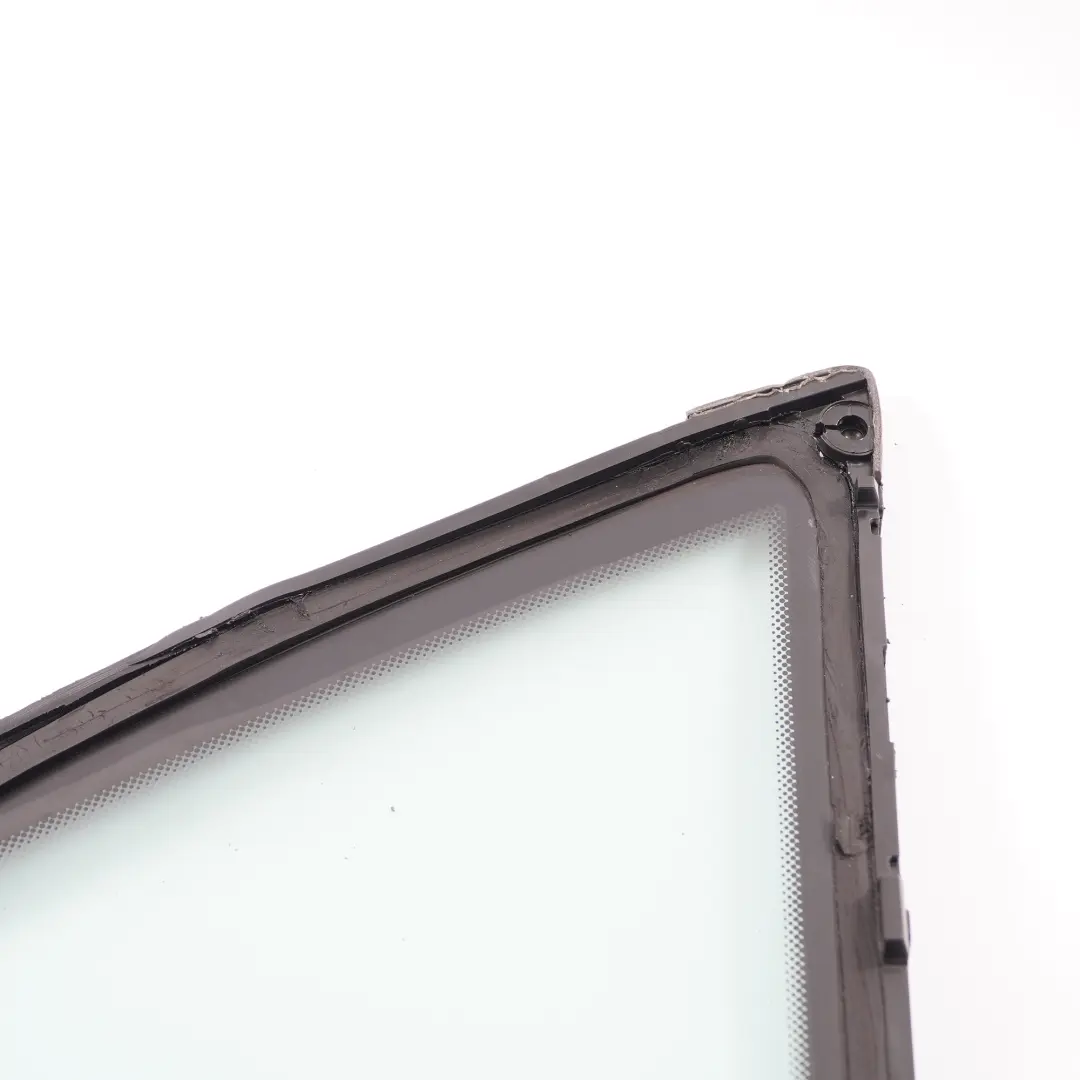 Mercedes W204 Window Glass Rear Left N/S Door Quarter Side Green AS2 - SKU A2047300155-2 - Part number A2047300155