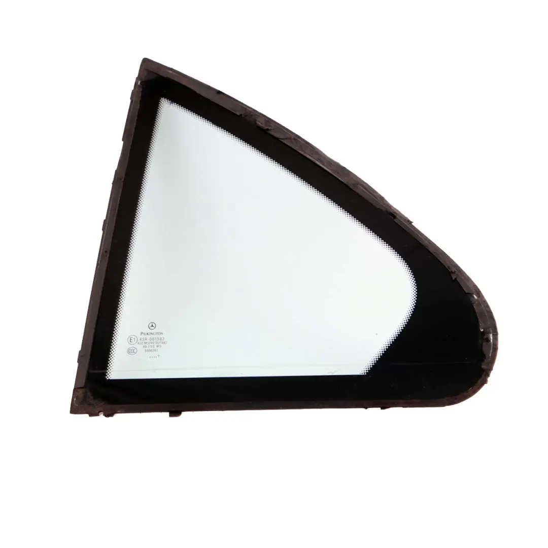 Mercedes W204 Cristal Trasero Izquierdo Puerta Cuarto Lado Verde AS2 - SKU A2047300155 - Número de pieza A2047300155