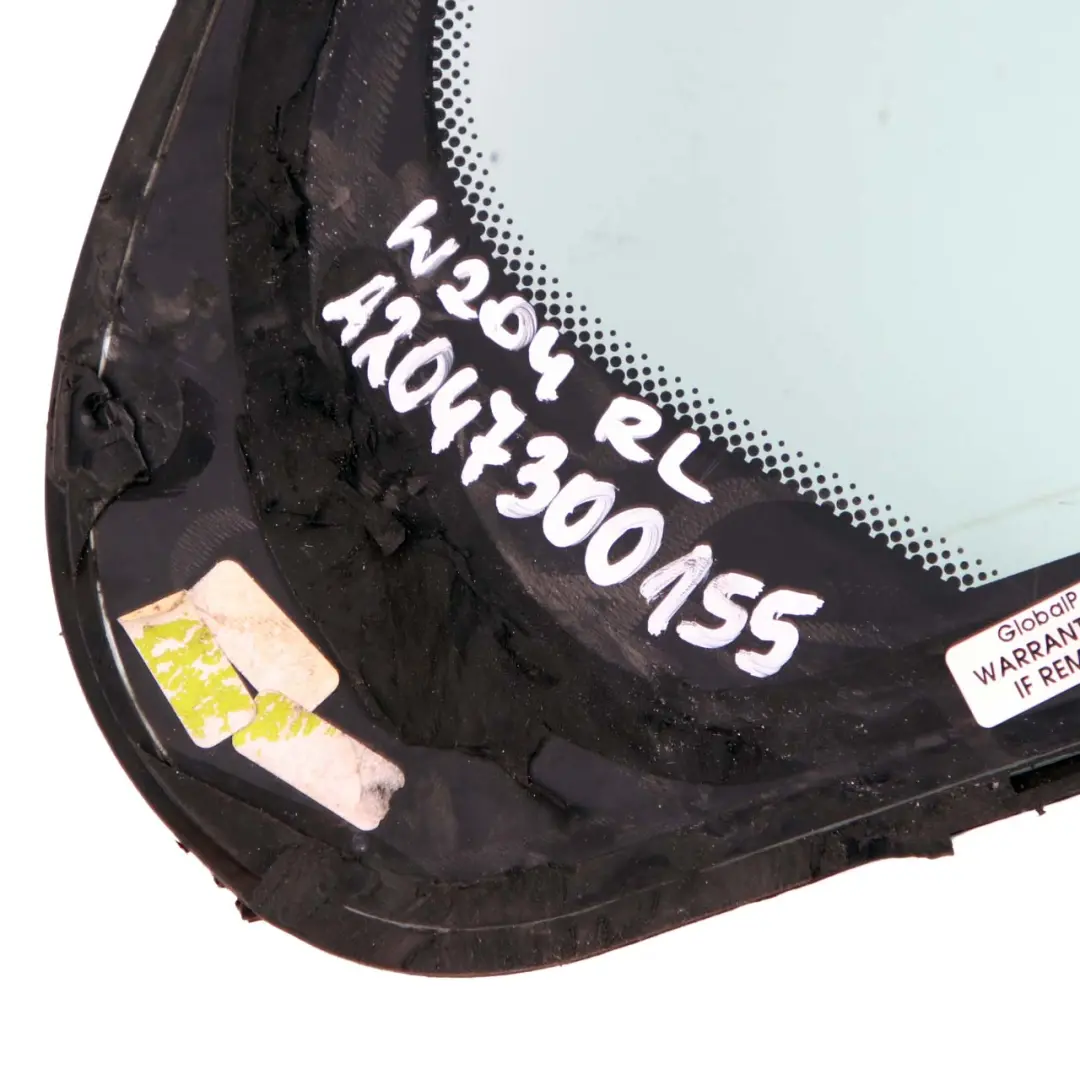 Mercedes W204 Vetro Finestra Posteriore Sinistra Porta Lato Quartiere Verde AS2 - SKU A2047300155 - Numero di parte A2047300155