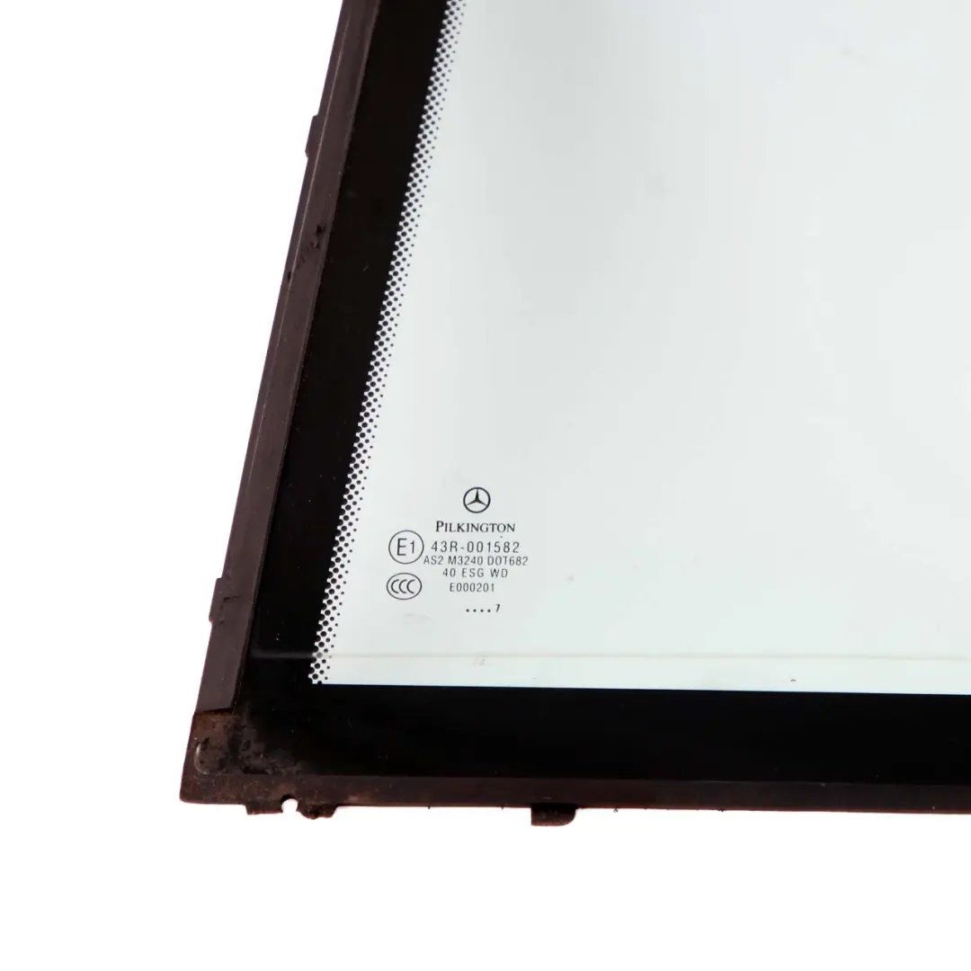 Mercedes W204 Vetro Finestra Posteriore Sinistra Porta Lato Quartiere Verde AS2 - SKU A2047300155 - Numero di parte A2047300155