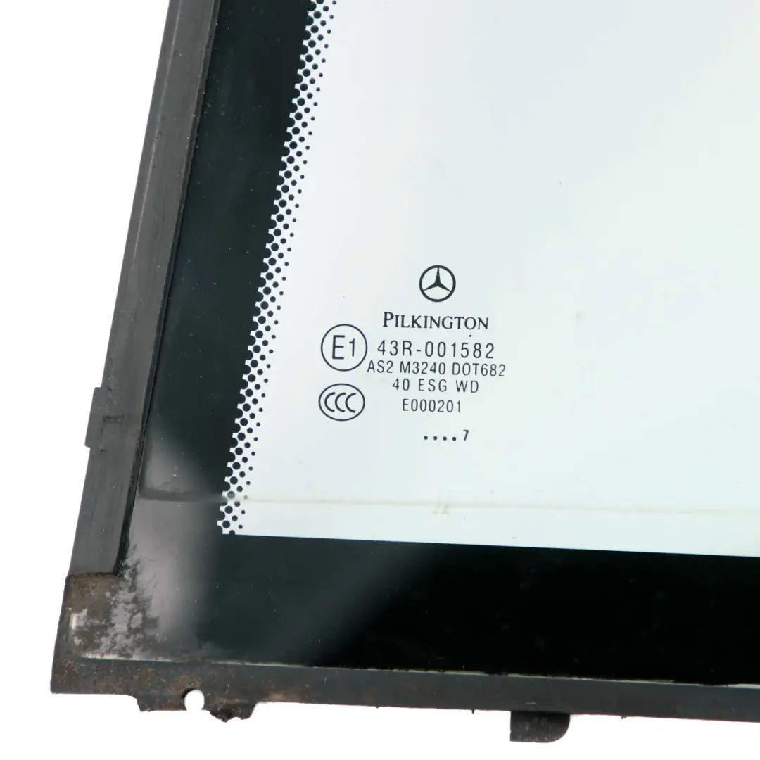 Mercedes W204 Vetro Finestra Posteriore Sinistra Porta Lato Quartiere Verde AS2 - SKU A2047300155 - Numero di parte A2047300155