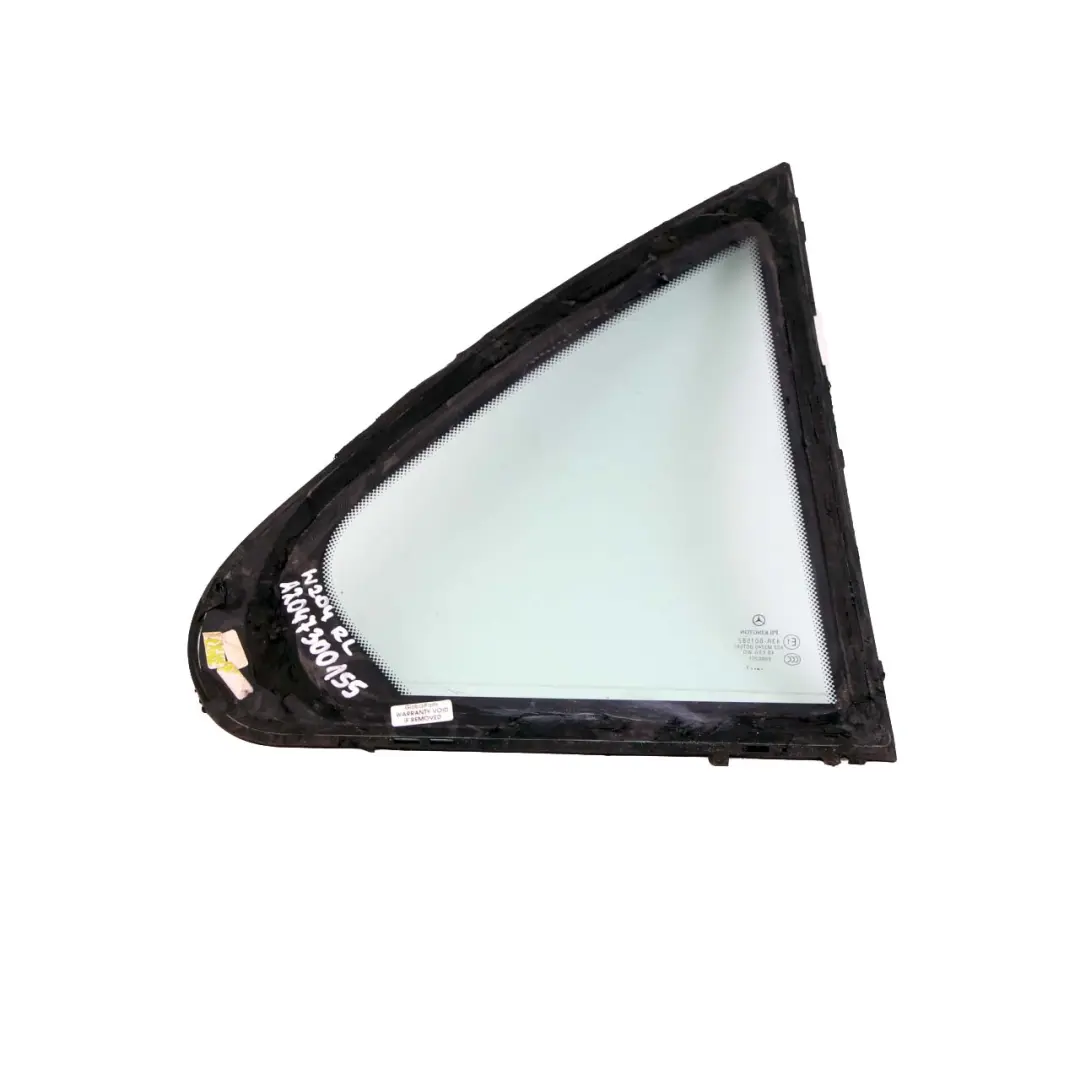 Window Glass Rear Left N/S Door Quarter Side Green AS2 to Mercedes W204 with Part number A2047300155 Mercedes W204 Window Glass Rear Left N/S Door Quarter Side Green AS2 - SKU A2047300155 - Part number A2047300155