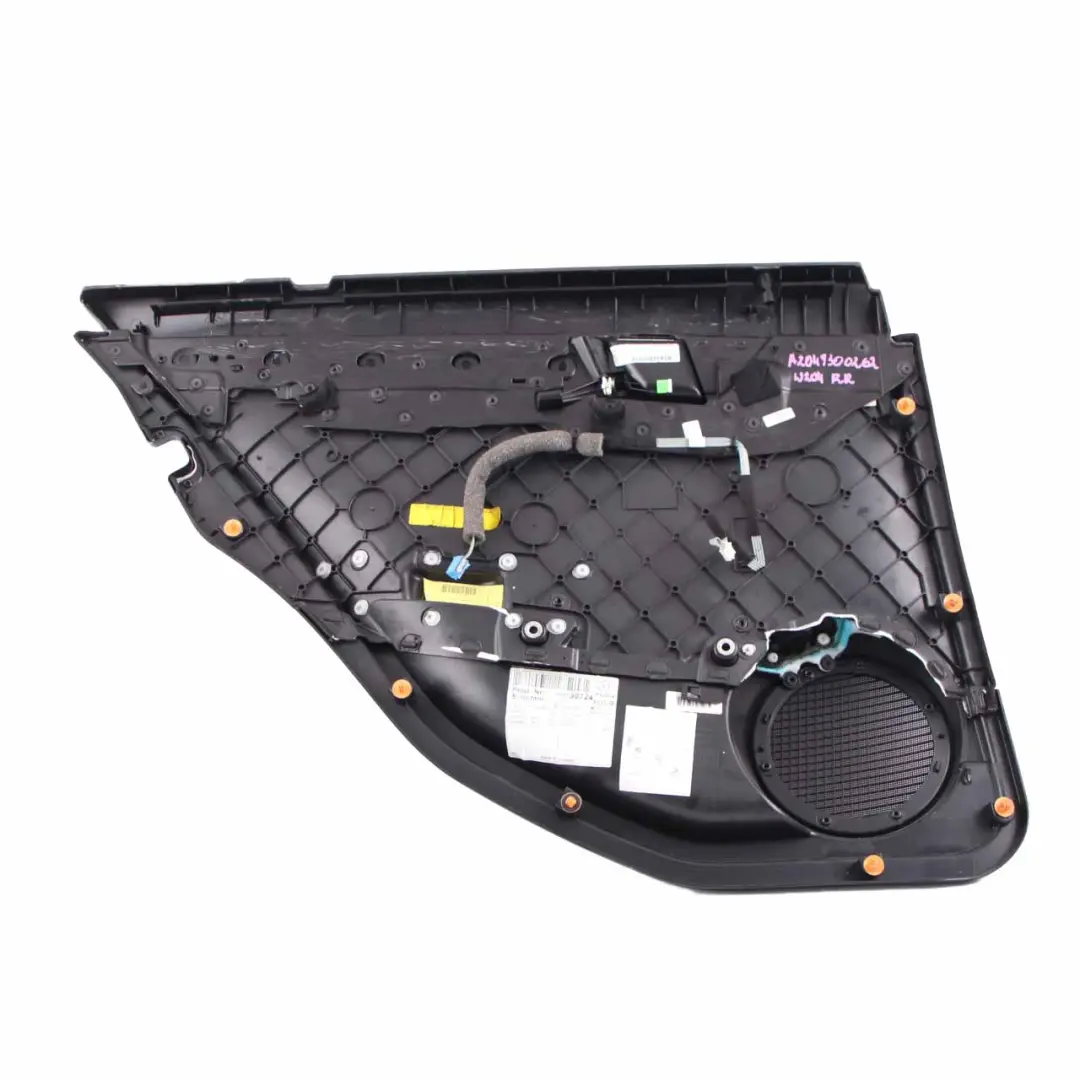 Door Card Rear Right O/S Trim Panel Covering Cloth to Mercedes W204 with Part number A2047300262 Mercedes W204 Door Card Rear Right O/S Trim Panel Covering Cloth - SKU A2047300262 - Part number A2047300262