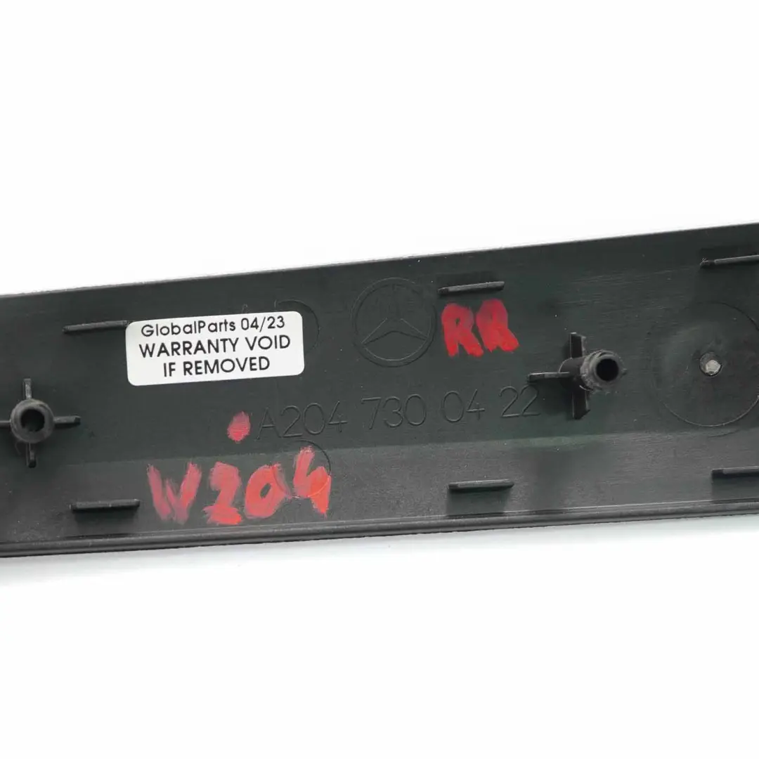 Mercedes W204 Embellecedor Interior Puerta Trasera Derecha Tapa Panel - SKU A2047300422 - Número de pieza A2047300422