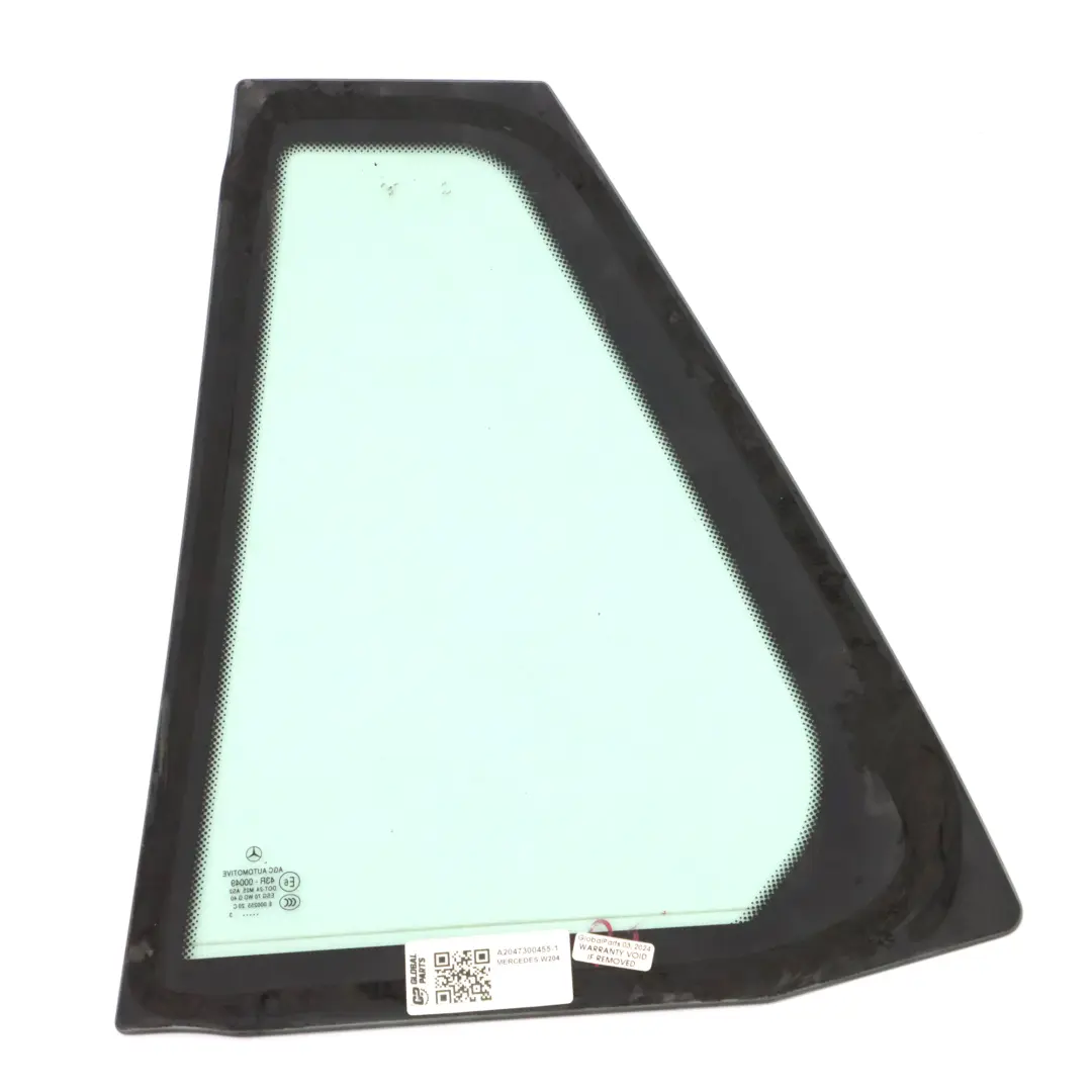 Window Glass Door Right O/S Side Green AS2 to Mercedes S204 Estate Rear with Part number A2047300455 Mercedes S204 Estate Rear Window Glass Door Right O/S Side Green AS2 - SKU A2047300455-1 - Part number A2047300455