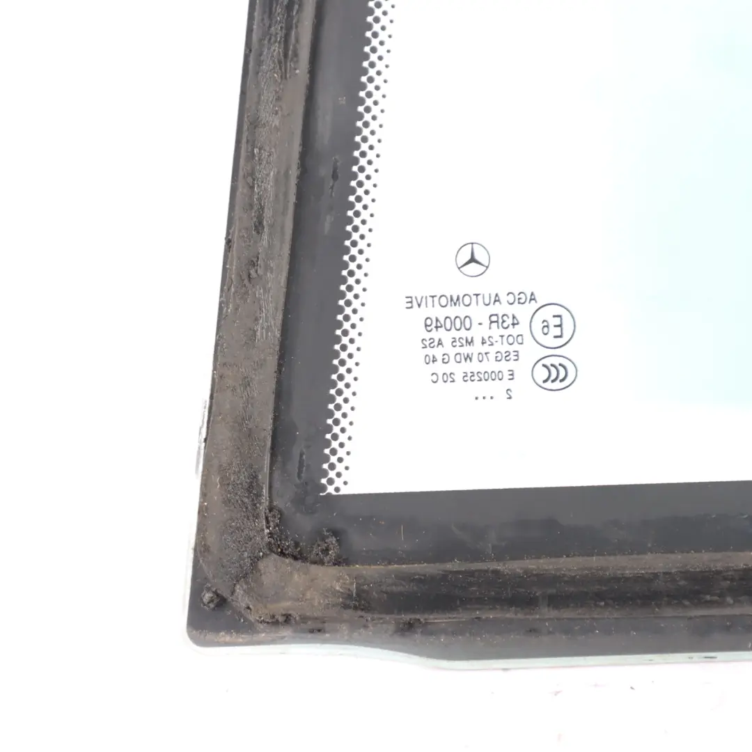 Mercedes W204 Estate Window Glass Rear Door Right O/S Side Green AS2 - SKU A2047300455 - Part number A2047300455