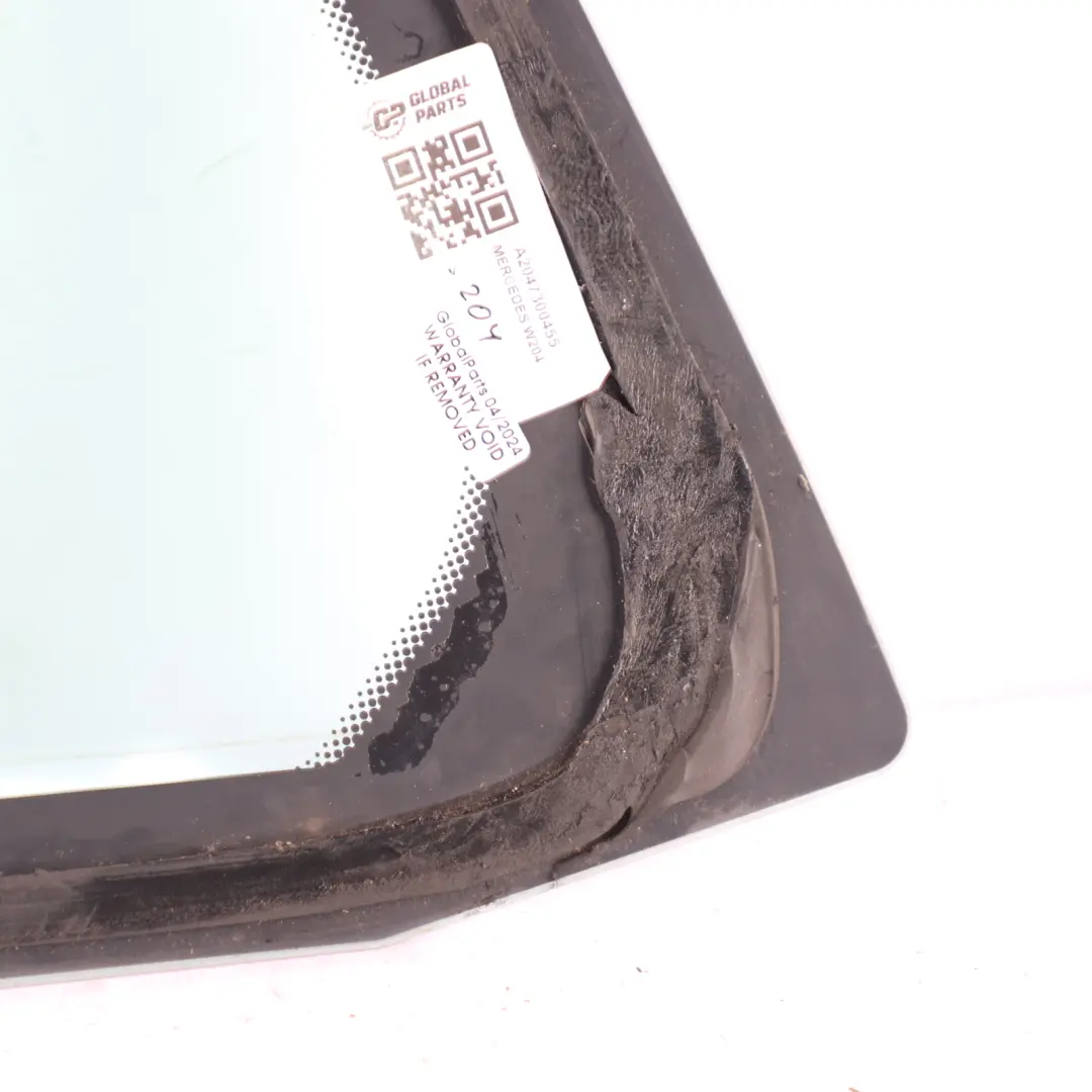 Mercedes W204 Estate Window Glass Rear Door Right O/S Side Green AS2 - SKU A2047300455 - Part number A2047300455