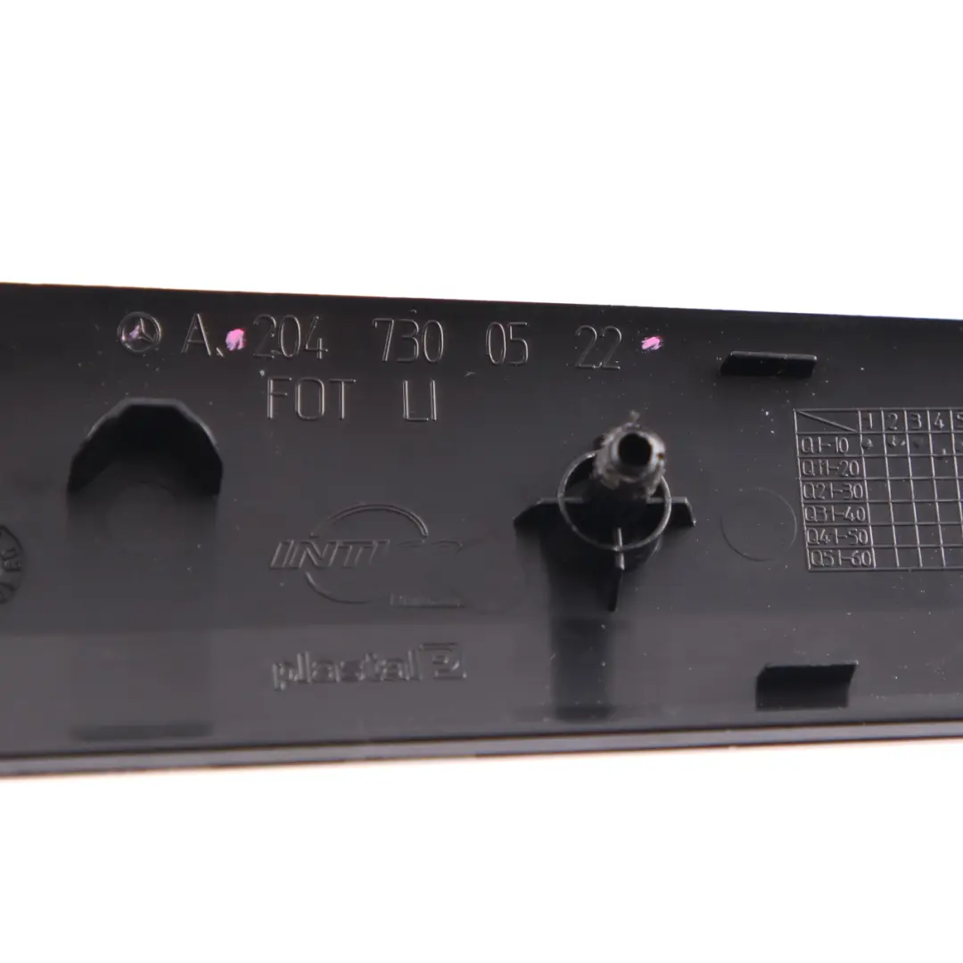 Mercedes W204 Innenraum Türverkleidung Hinten Links Leiste Abdeckung Glänzend - SKU A2047300522 - Teilenummer A2047300522