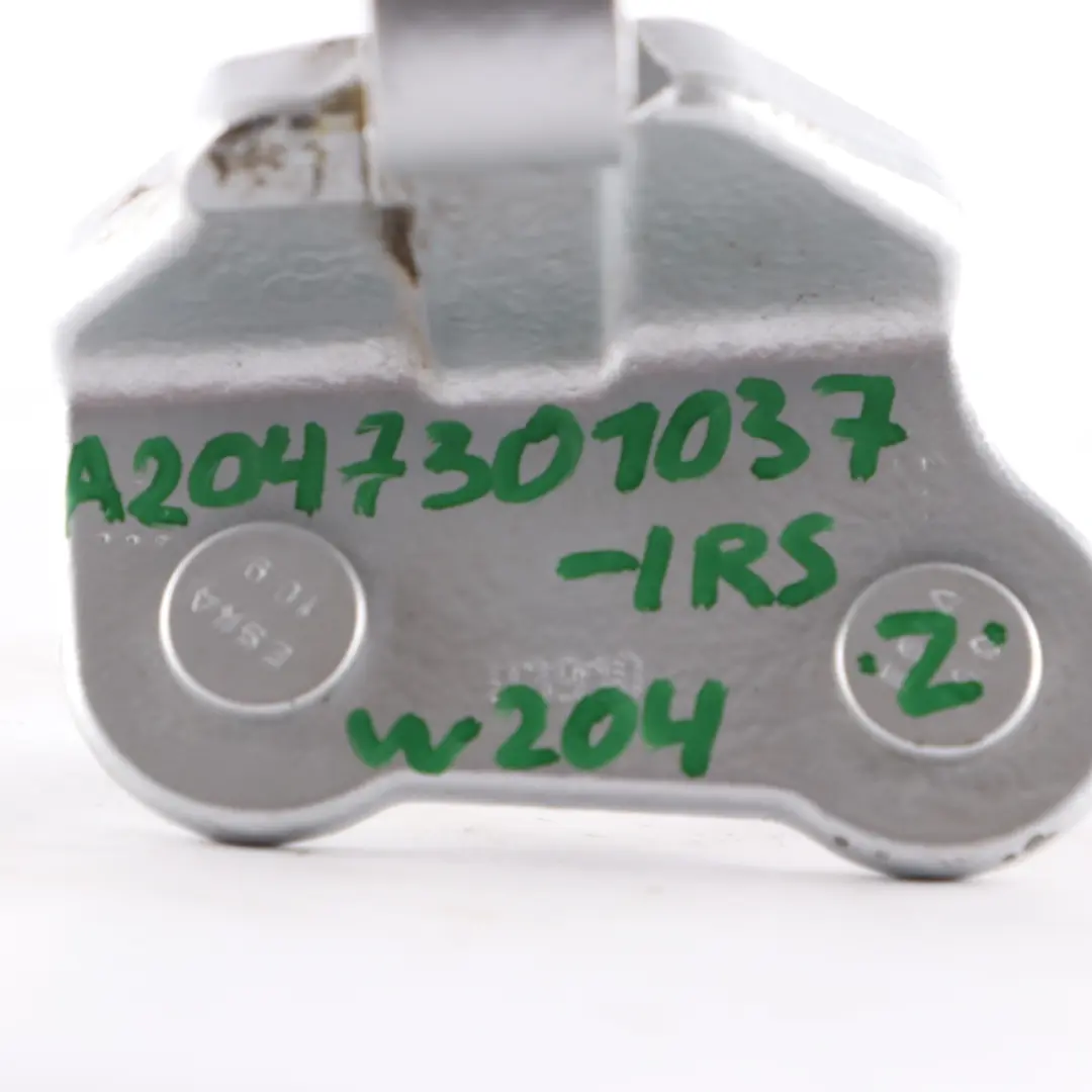 Door Hinge Rear Left N/S Top Upper Iridium Silver Metallic 775 to Mercedes W204 with Part number A2047301037 Mercedes W204 Door Hinge Rear Left N/S Top Upper Iridium Silver Metallic 775 - SKU A2047301037-IRS - Part number A2047301037